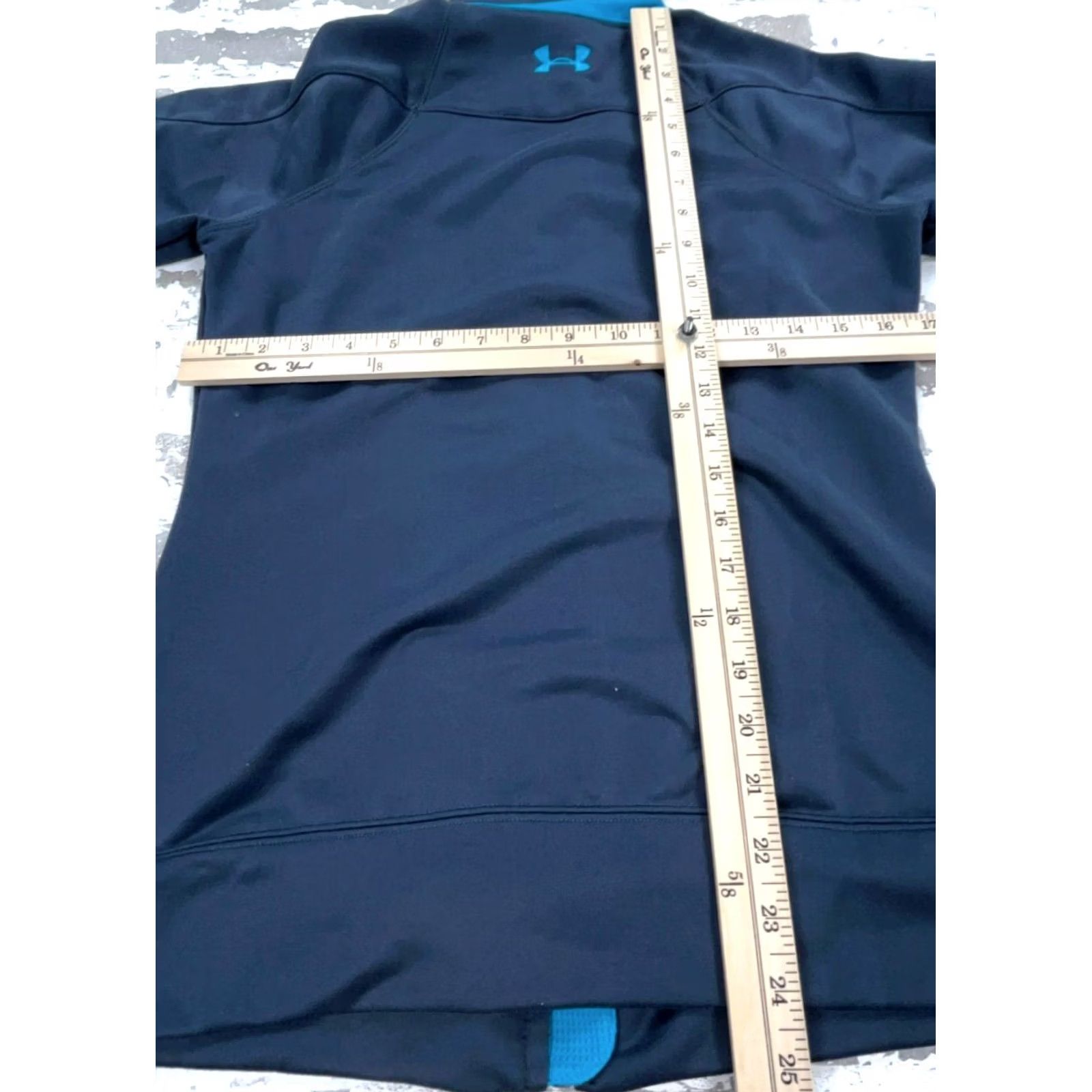 Under Armour Under Armour Womens Small Blue Soft Shell Performance Track Suit Warm Up Size S / US 4 / IT 40 - 6 Thumbnail