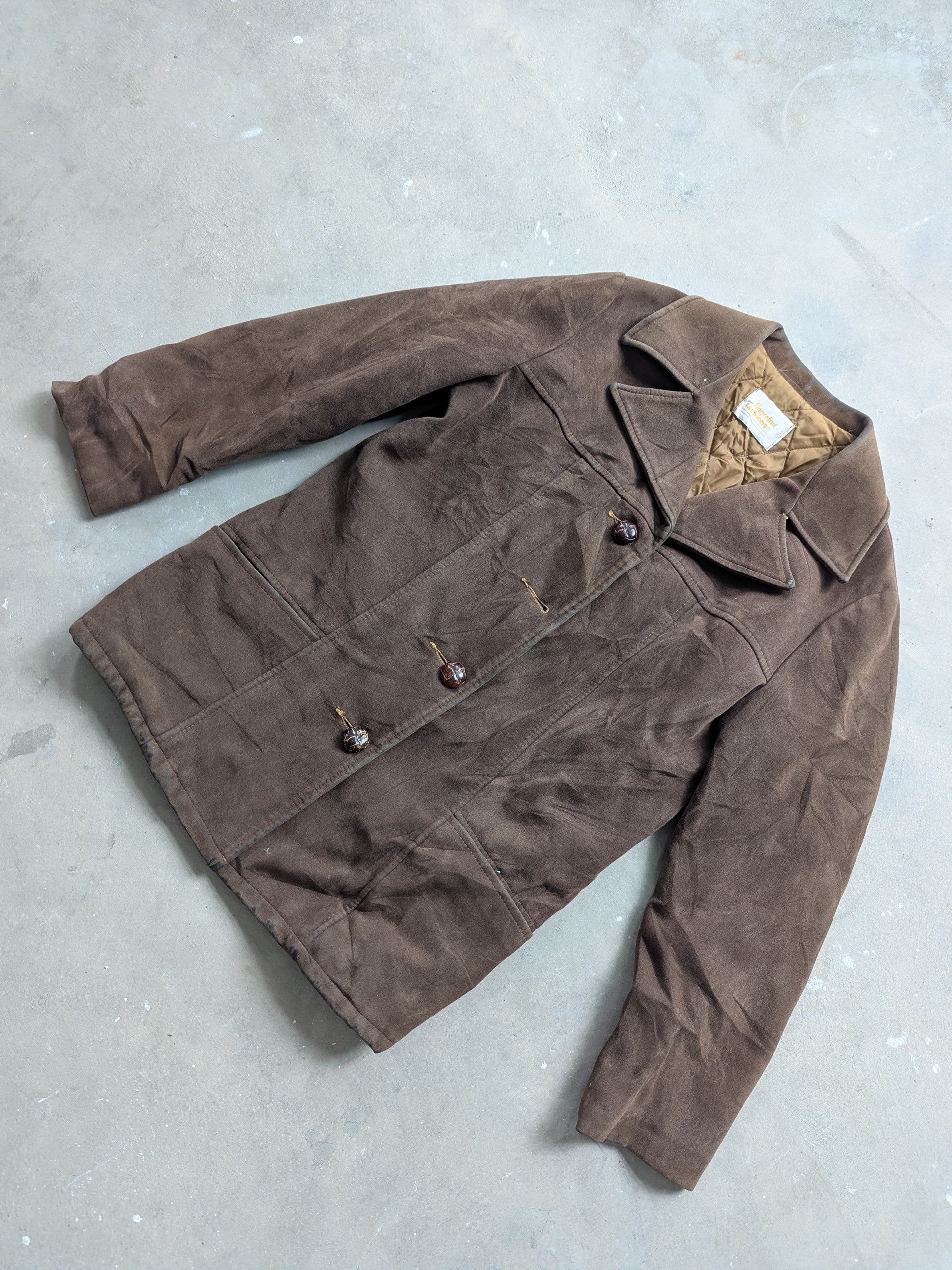 Vintage Vintage 1990s Suede Leather Jacket Fingerhut Fashion Size US M / EU 48-50 / 2 - 2 Thumbnail
