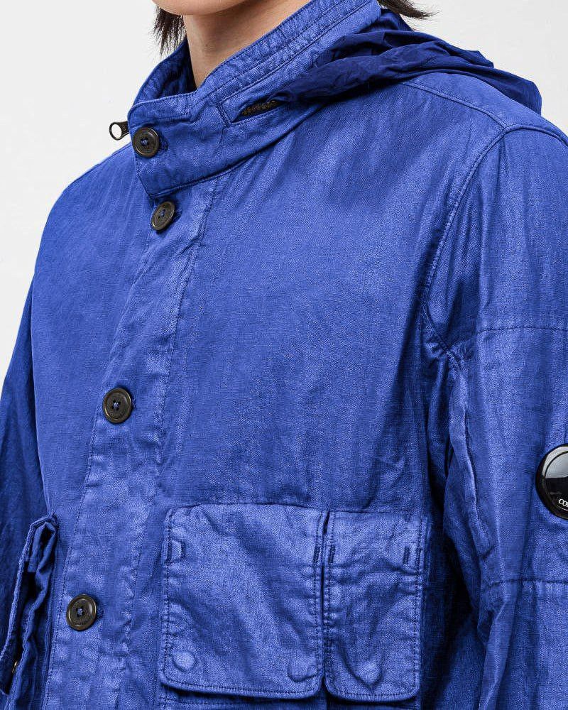 C.P. Company C.P. COMPANY / Lino Wax Garment Dyed Jacket Size US L / EU 52-54 / 3 - 3 Thumbnail