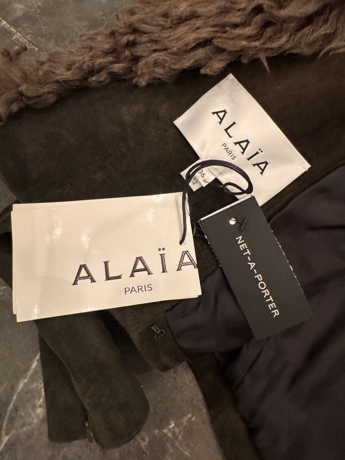 Alaia Alaia Shearling Suede Jacket Size XS / US 0-2 / IT 36-38 - 9 Thumbnail