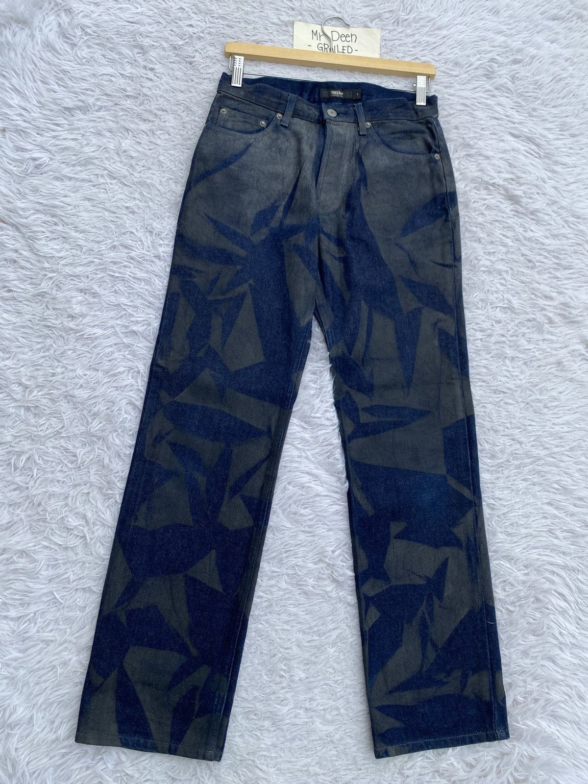 Mossimo MASSIMO Rare Design Pattern Blue Jeans/Denim Size US 28 / EU 44 - 2 Thumbnail