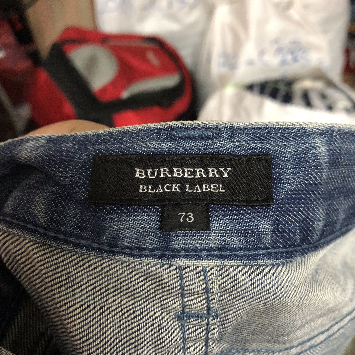 Burberry DLL Burberry Blue Distressed Denim Pants #C252 Size US 29 - 22 Thumbnail