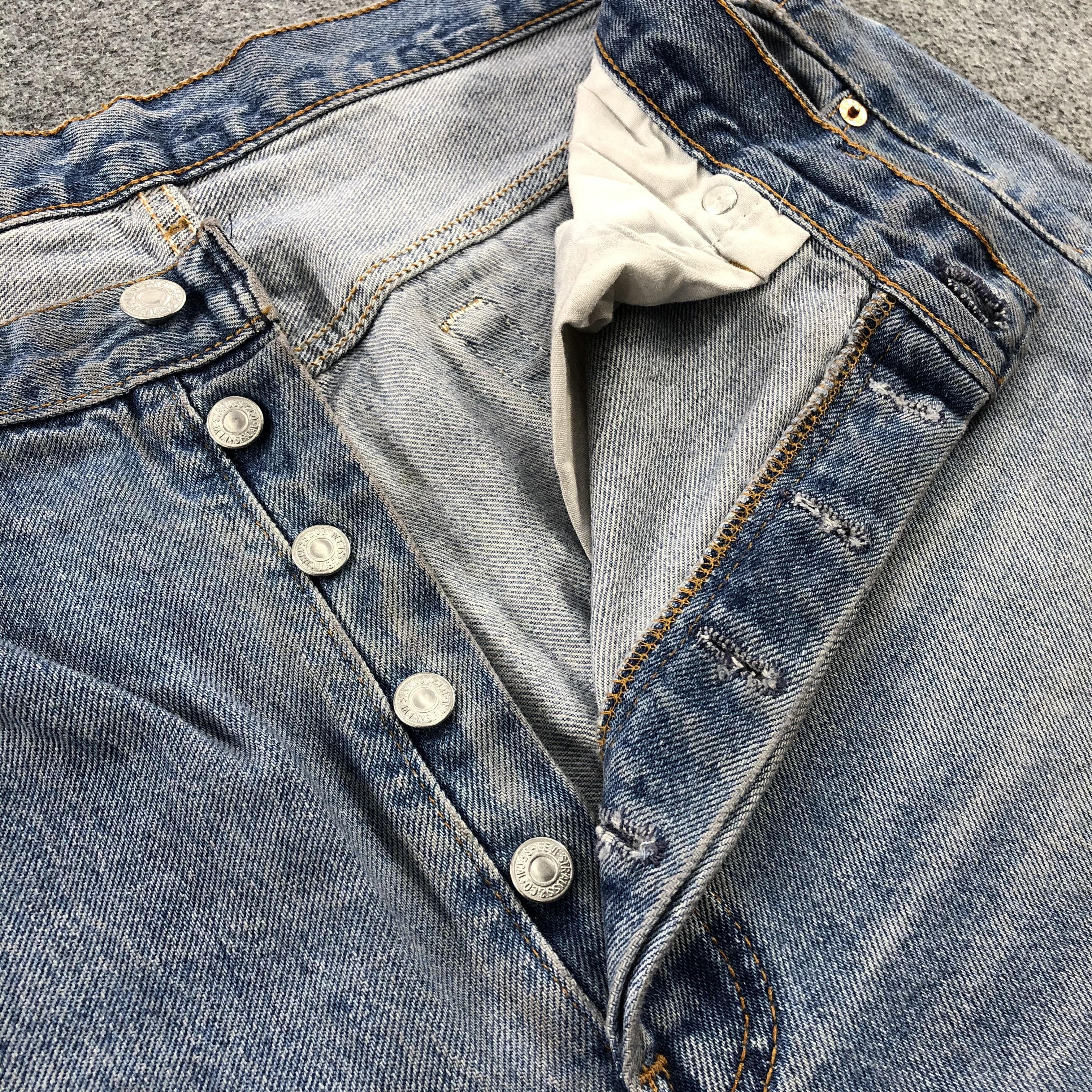 Levi's Vintage 90s Blue Wash Levis 501 Jeans-JM1868 Size US 36 / EU 52 - 8 Thumbnail