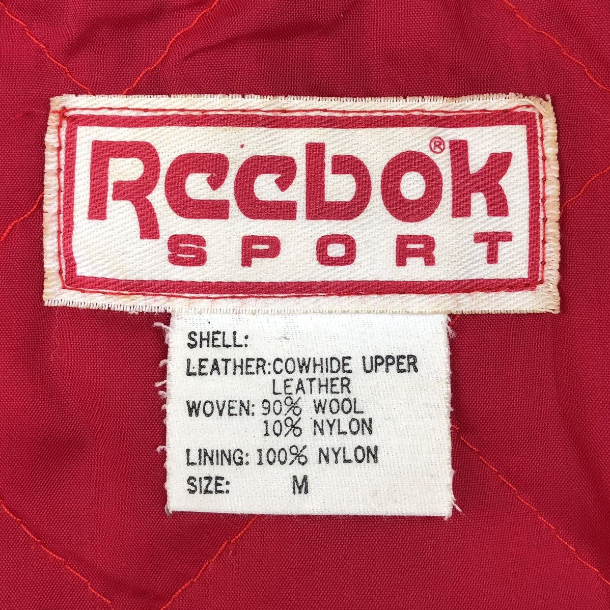 Reebok VTG Reebok Varsity Team Embroidery Spellout Varsity Jacket Size US M / EU 48-50 / 2 - 20 Thumbnail