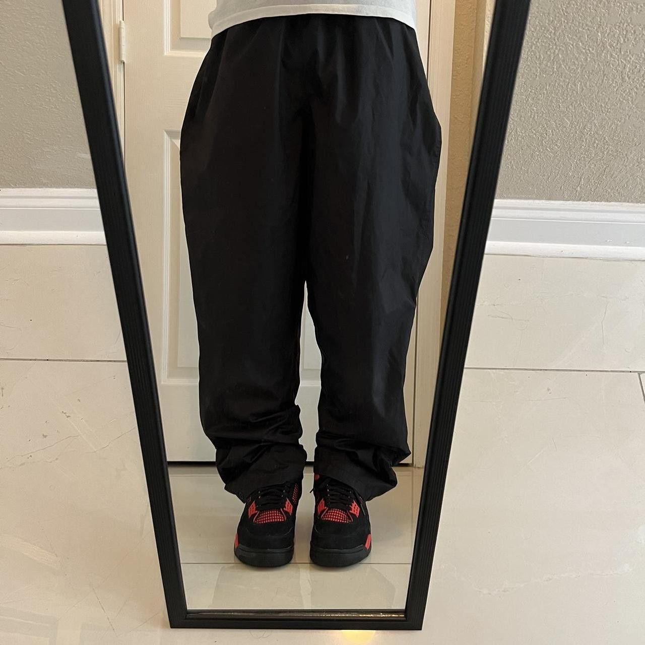 Vintage Vintage 2000s/Y2K Baggy Black Essential Track pants! Size US 34 / EU 50 - 1 Thumbnail