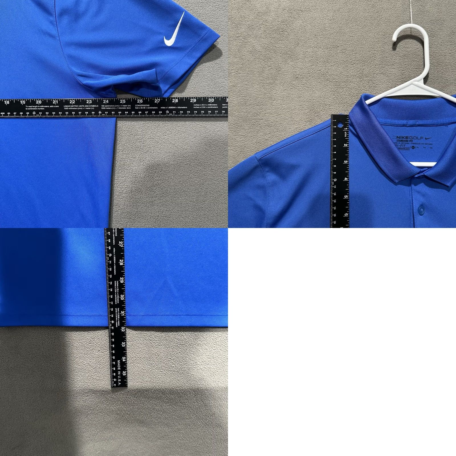 Nike Nike Polo Shirt Mens XL Blue Lightweight Dri Fit Golf HB Logo EUC Size US XL / EU 56 / 4 - 8 Thumbnail