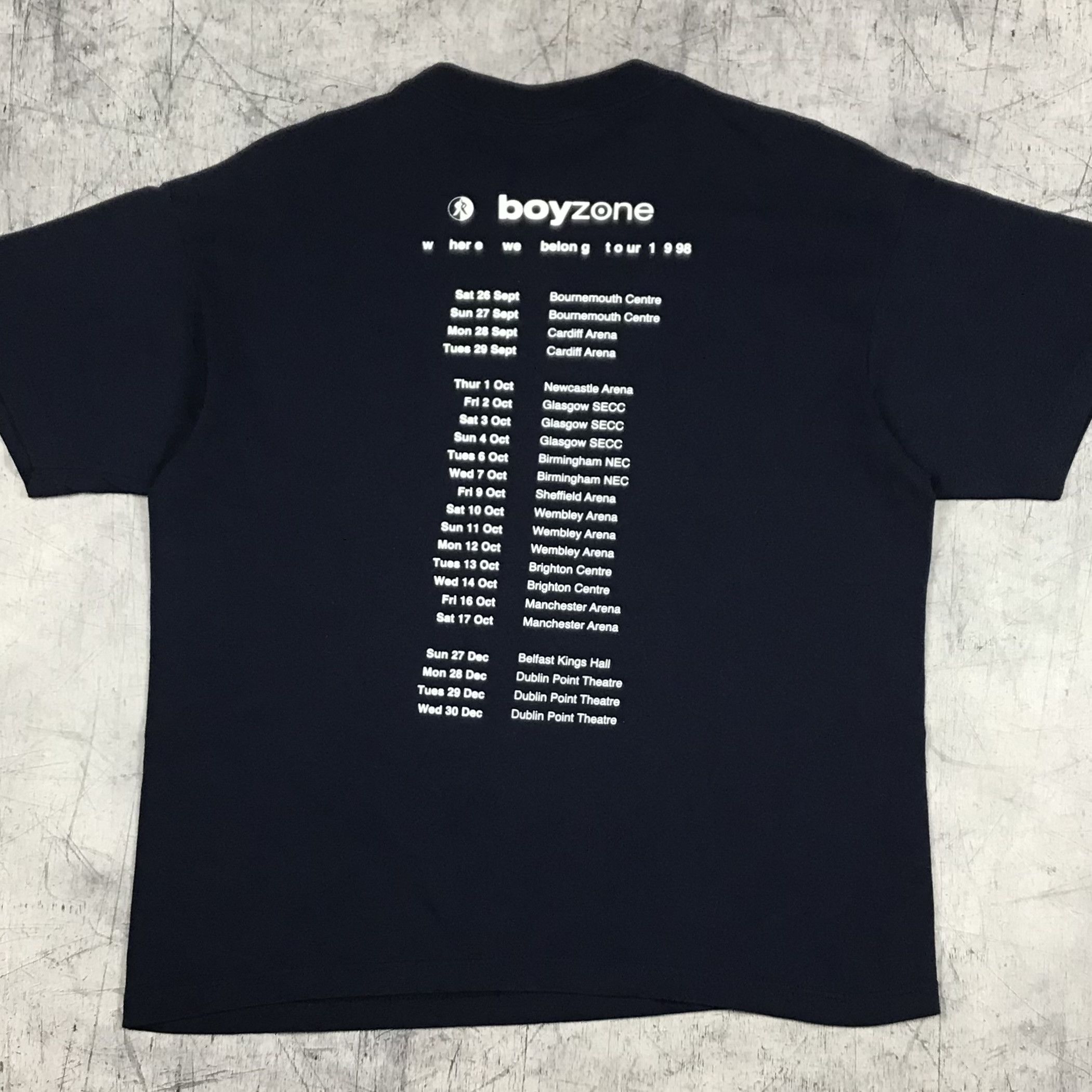 Band Tees 1998 Boyzone Where We Belong Tour Tee Size US XL / EU 56 / 4 - 2 Thumbnail