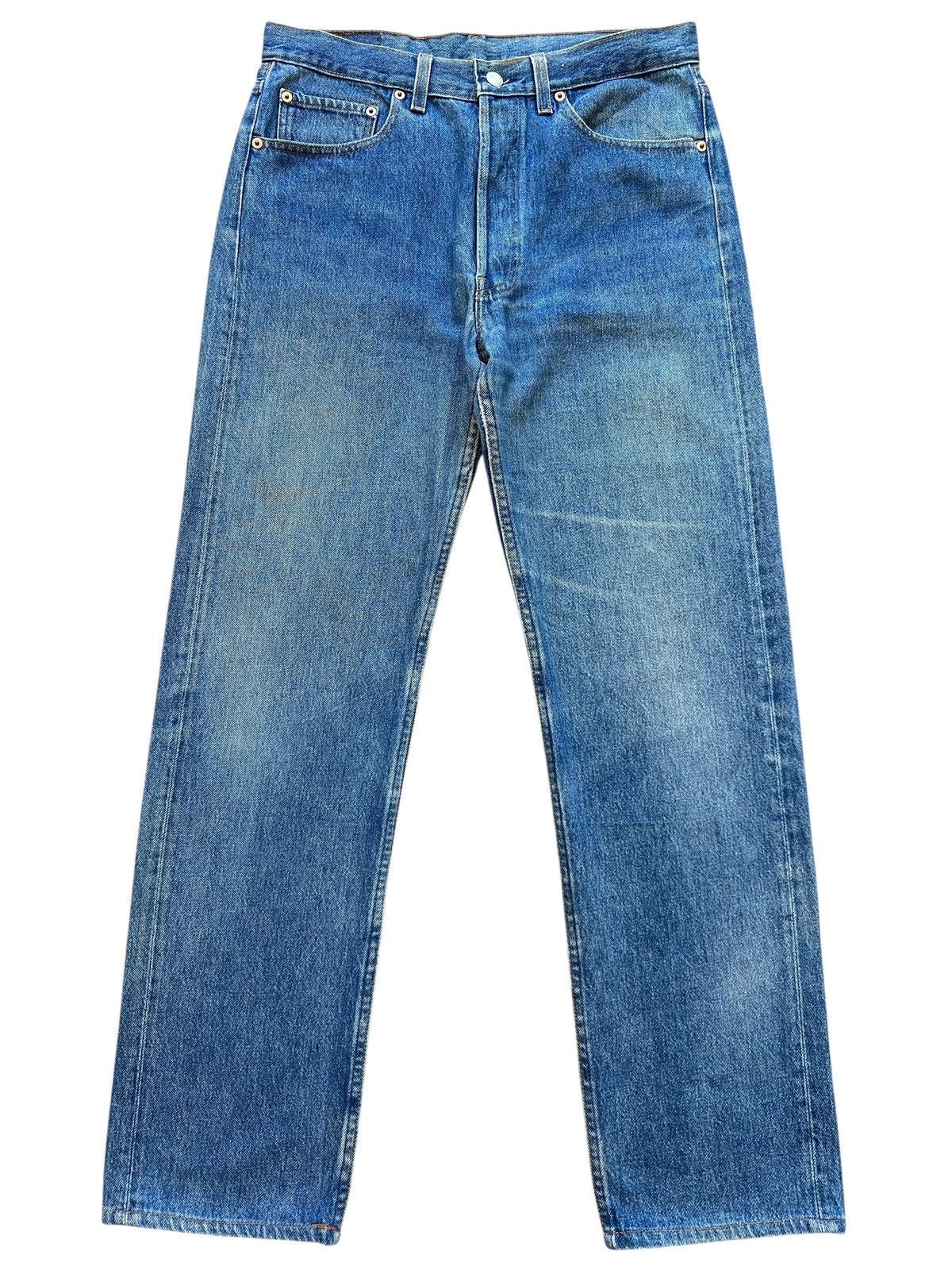 Levi's Vintage 90s Levis 501 Stonewash Usa Denim Jeans 32x31 Size US 32 / EU 48 - 2 Thumbnail