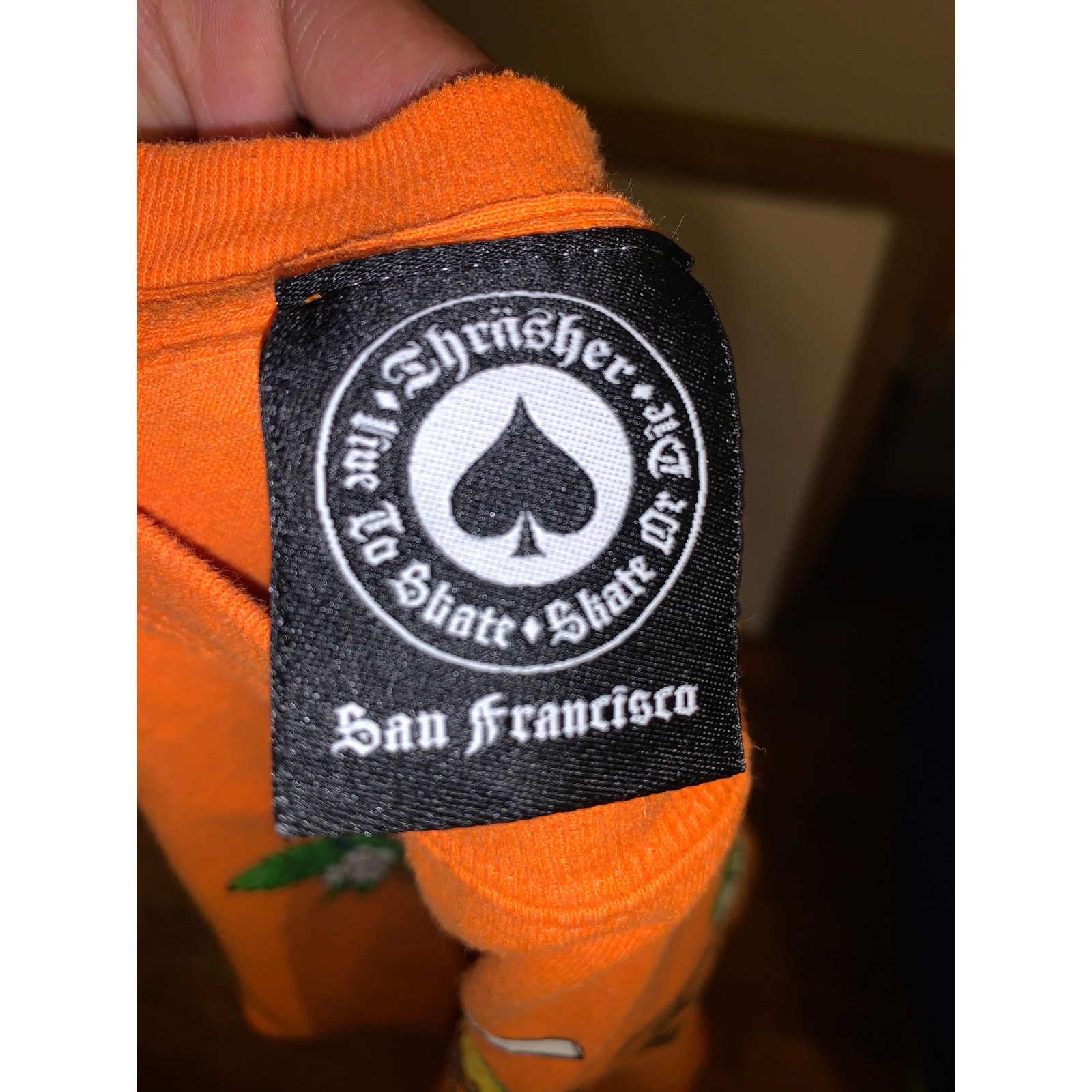 Thrasher Thrasher Magazine T Shirt Orange Tiki Logo Medium Skate Size US M / EU 48-50 / 2 - 4 Thumbnail