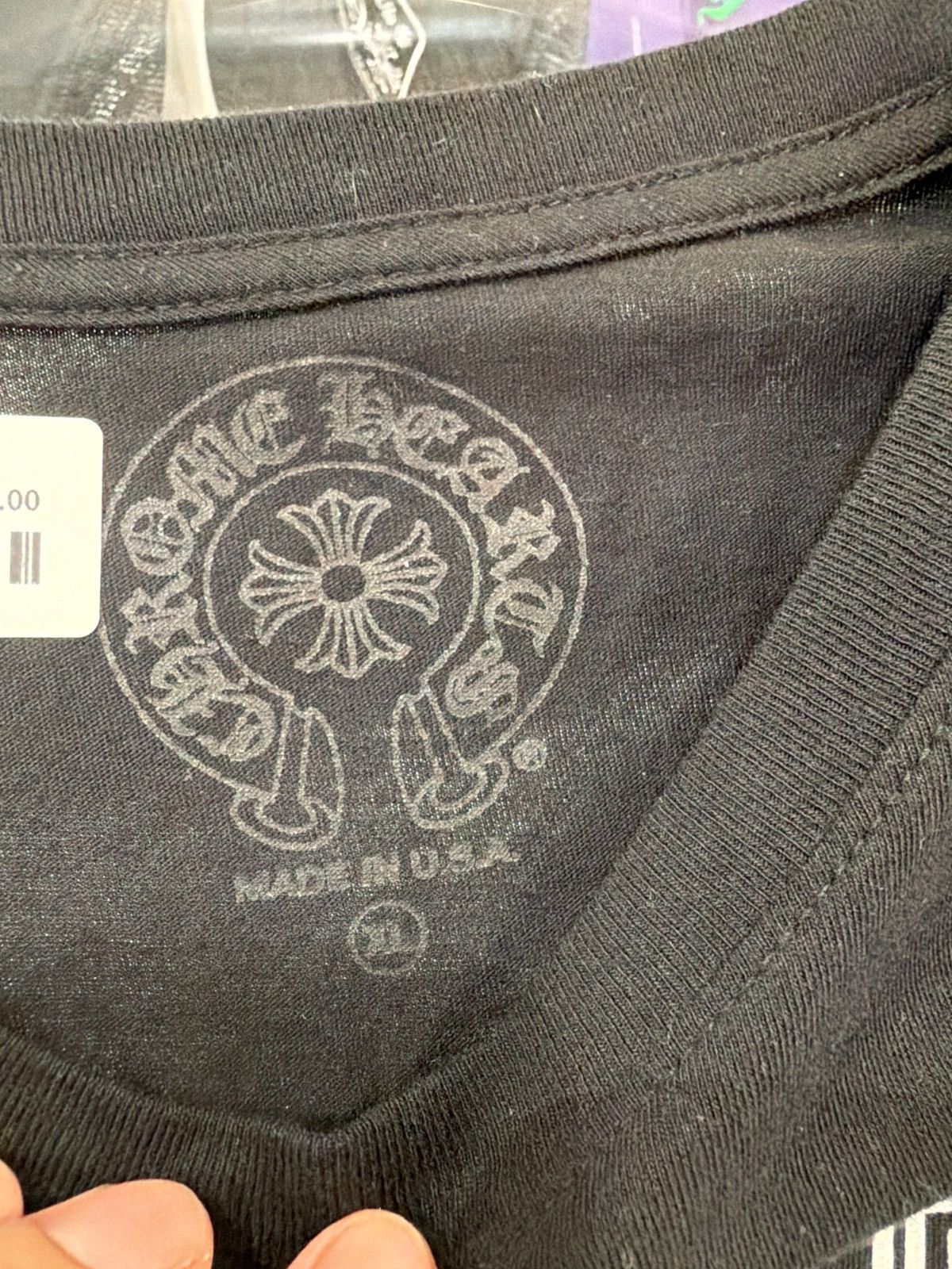 Chrome Hearts Chrome Hearts Foti Tik Tak Black Tee Size US XL / EU 56 / 4 - 5 Thumbnail