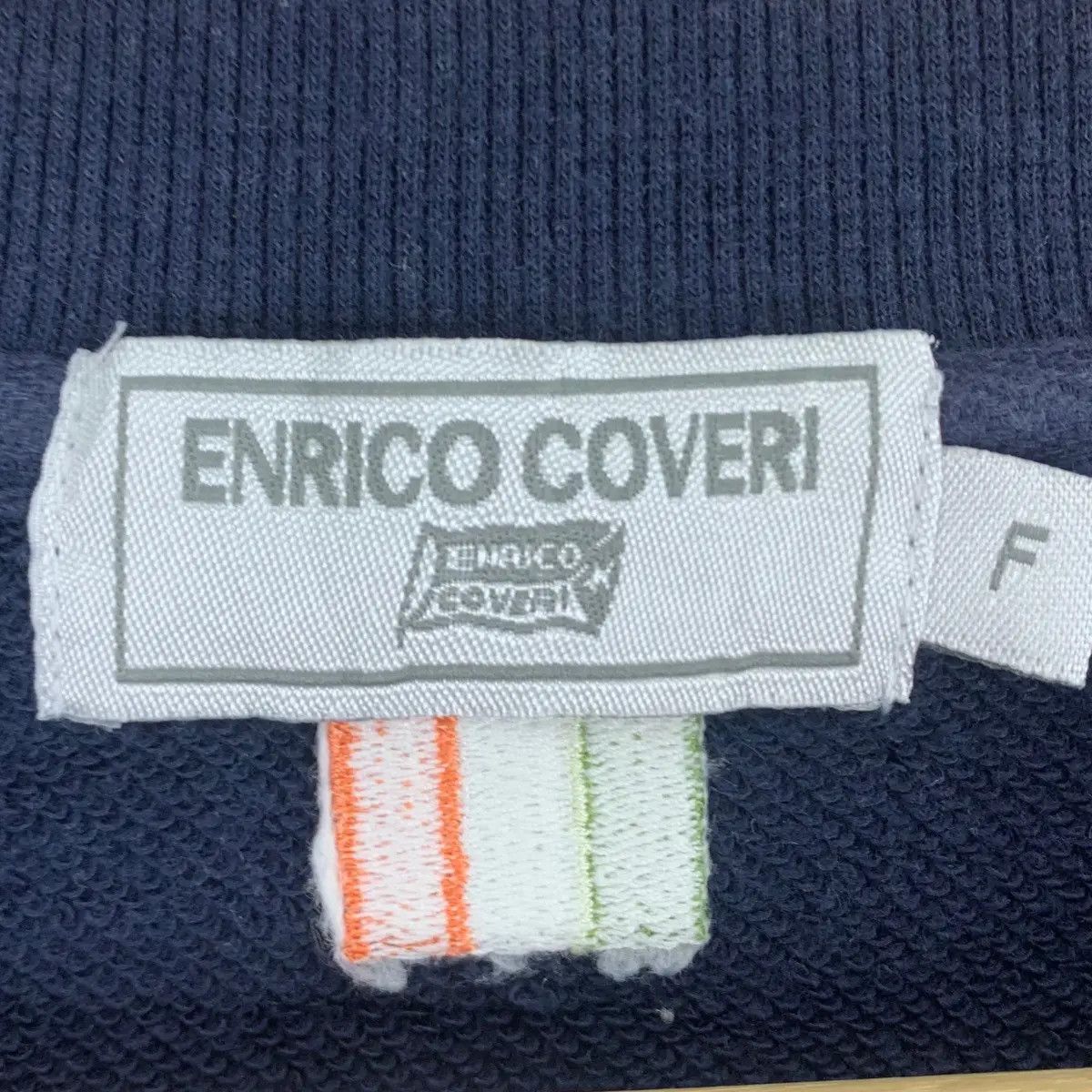 Vintage Vintage 90’ ENRICO COVERI ITALY Embroidered Logo Sweatshirt Size L / US 10 / IT 46 - 6 Thumbnail