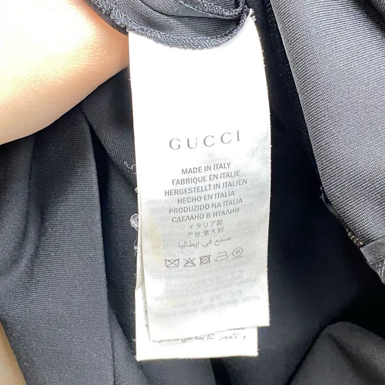 Gucci Gucci Black bow ruffled zipper dress 2505-Nextarrow Size S / US 4 / IT 40 - 4 Thumbnail