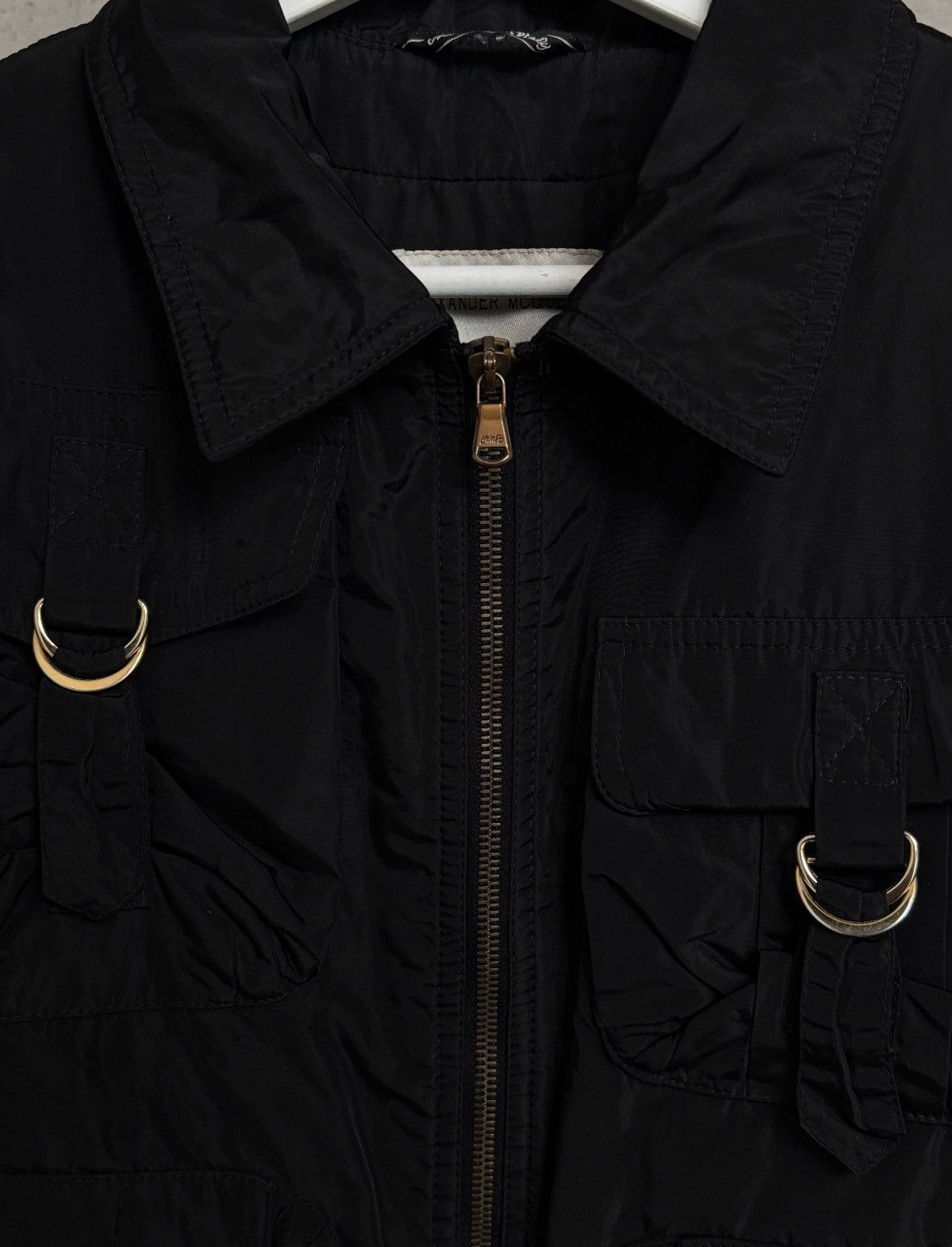 Alexander McQueen Alexander McQueen Multi-Pocket Utility Bomber Jacket 90’s Size M / US 6-8 / IT 42-44 - 5 Thumbnail