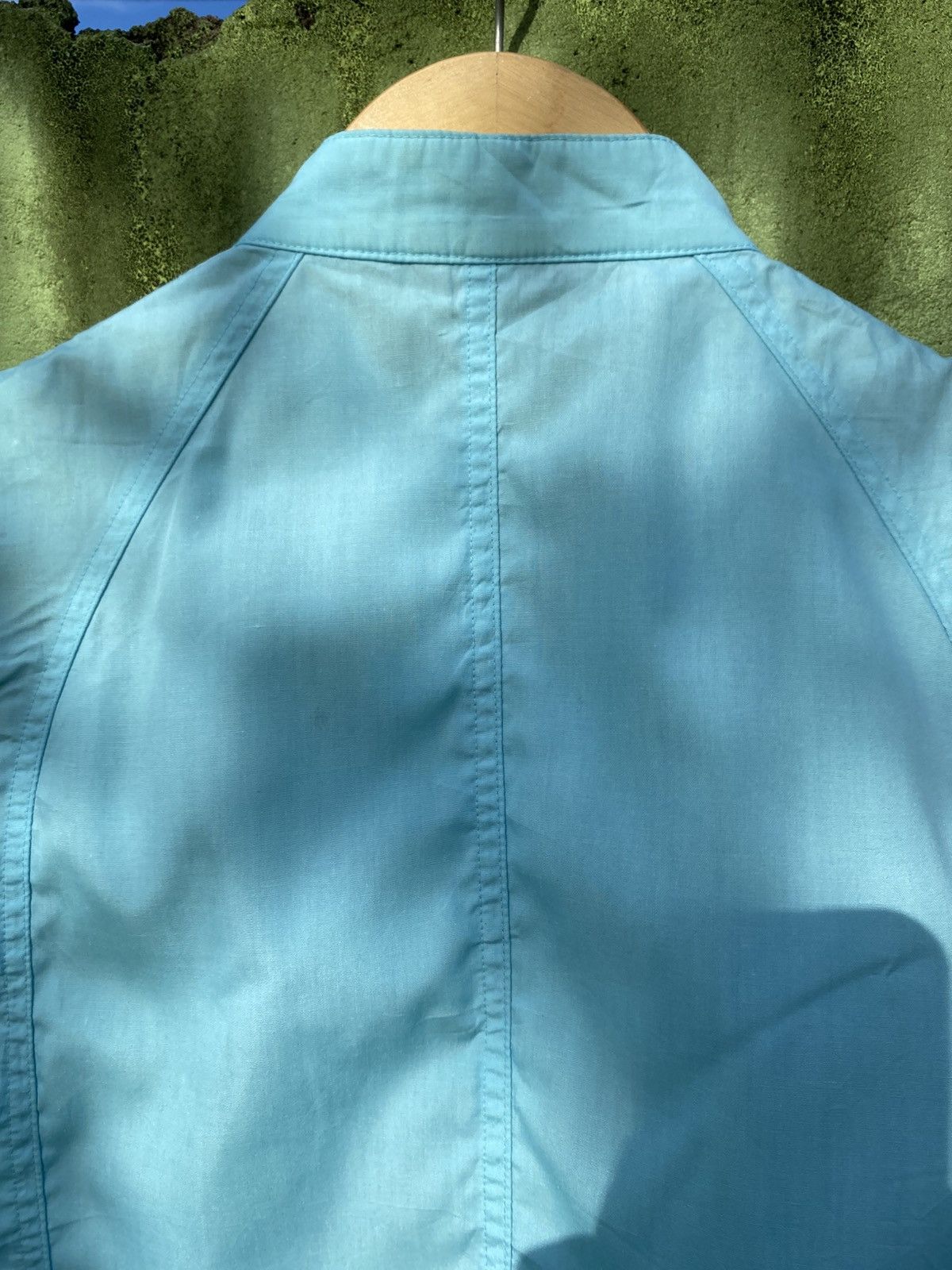 Japanese Brand Zakle Vintage Turquoise Utility Zip Shirt Archive Style 90s Size US M / EU 48-50 / 2 - 9 Thumbnail