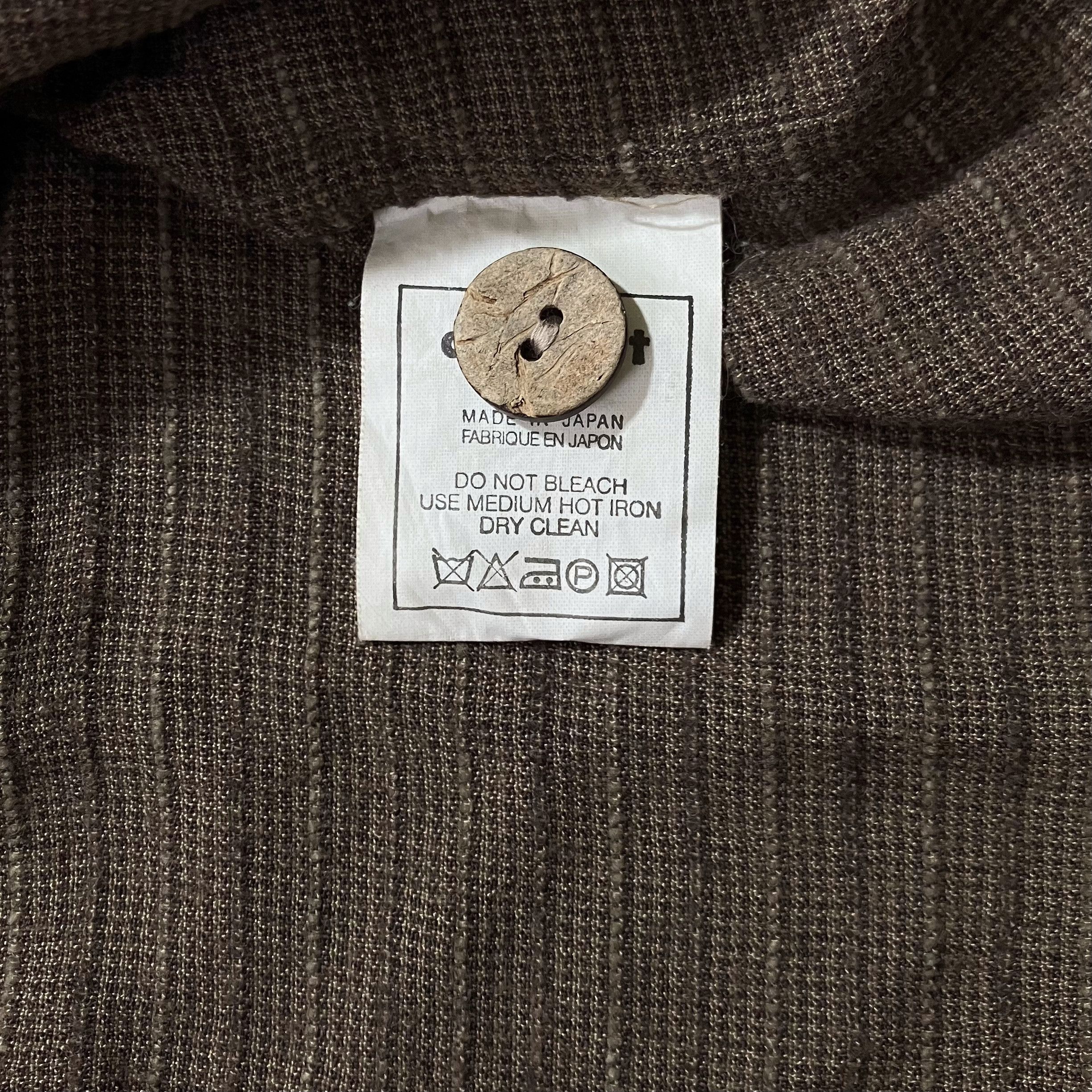 Dezert Dezert brown and cream striped cotton shirt Size US L / EU 52-54 / 3 - 5 Thumbnail