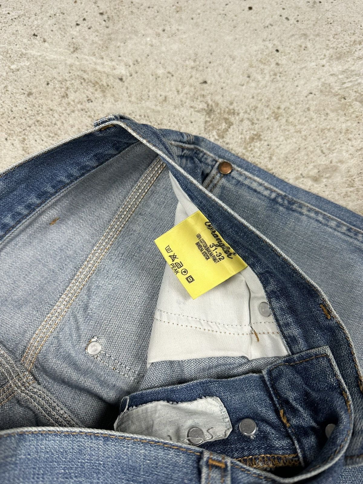 Vintage × Wrangler Vintage Y2K Wrangler Double Knee Repaired Denim Pants Jeans Size US 30 / EU 46 - 11 Thumbnail