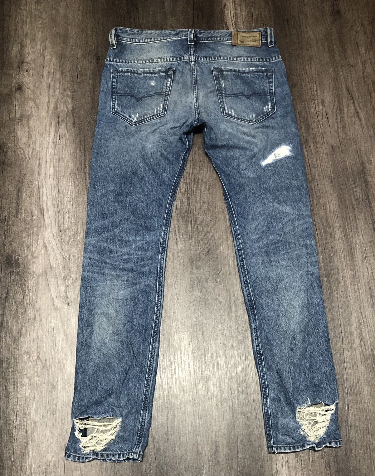 Diesel × Vintage Vintage Diesel Industry Distressed Denim Size US 34 / EU 50 - 13 Thumbnail