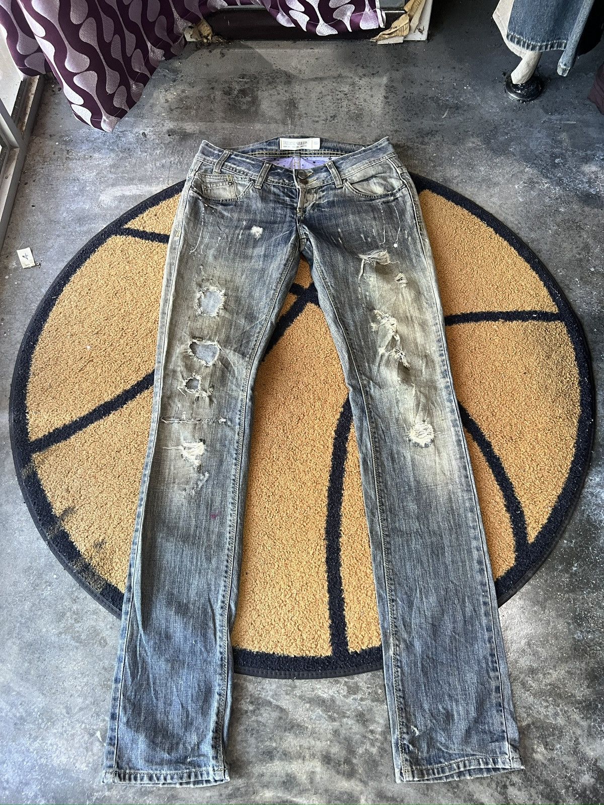 Zara 🔥Zara Distressed Denim Size 31" - 2 Thumbnail