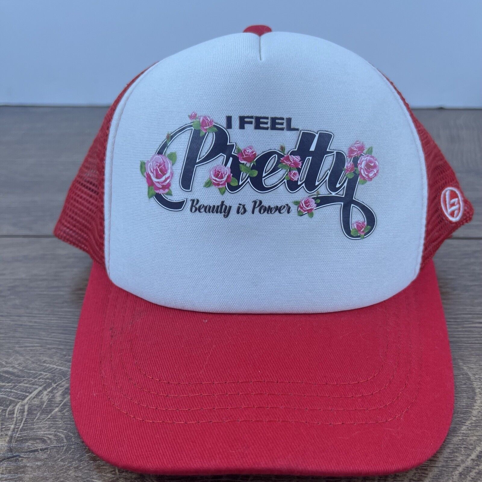 Other I Feel Pretty Hat Beauty is Power Snapback Hat White Adjusta Size ONE SIZE - 1 Thumbnail