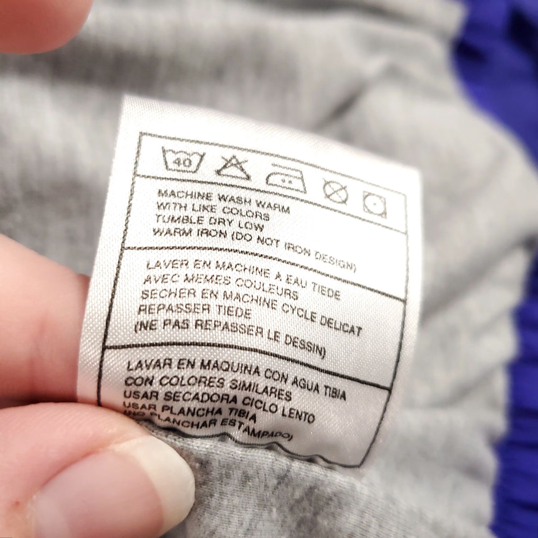 Nike Vintage Nike Jacket Womens Large 12 14 Blue Windbreaker Retro Snap Up Spellout Size L / US 10 / IT 46 - 5 Thumbnail