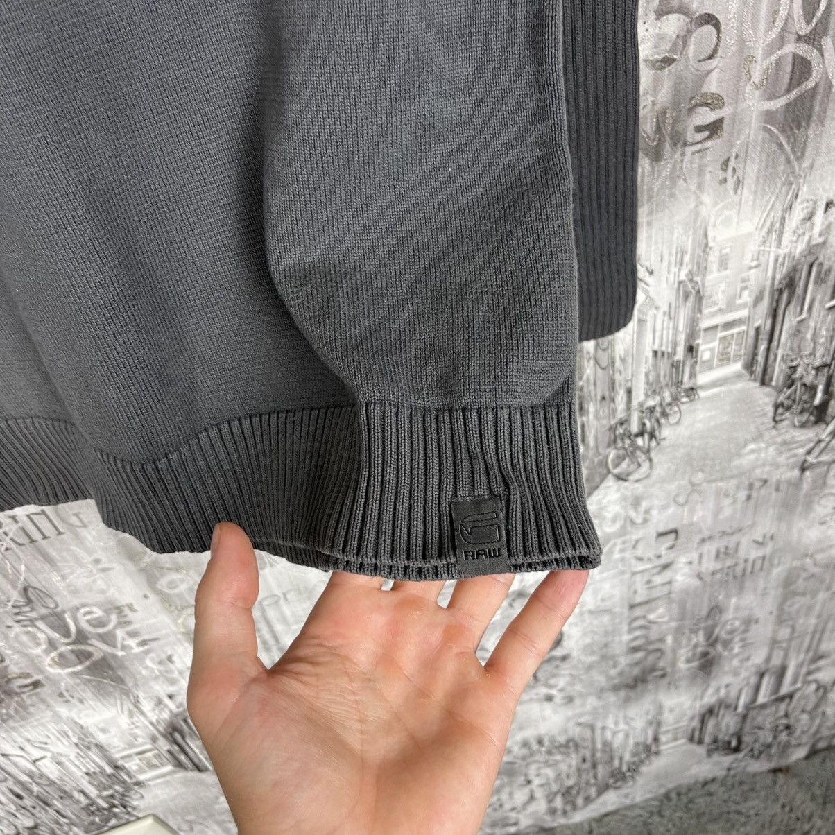 G-Star Vintage Gstar Raw Crewneck SweaterGrey Y2K USA Size US S / EU 44-46 / 1 - 5 Thumbnail