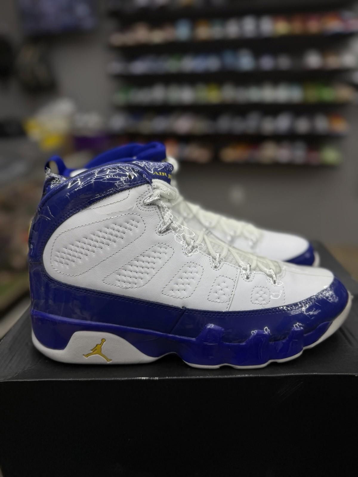 Jordan Brand Nike Air Jordan Retro 9 “Kobe Bryant PE Lakers” Size 10 Men Size US 10 / EU 43 - 4 Thumbnail