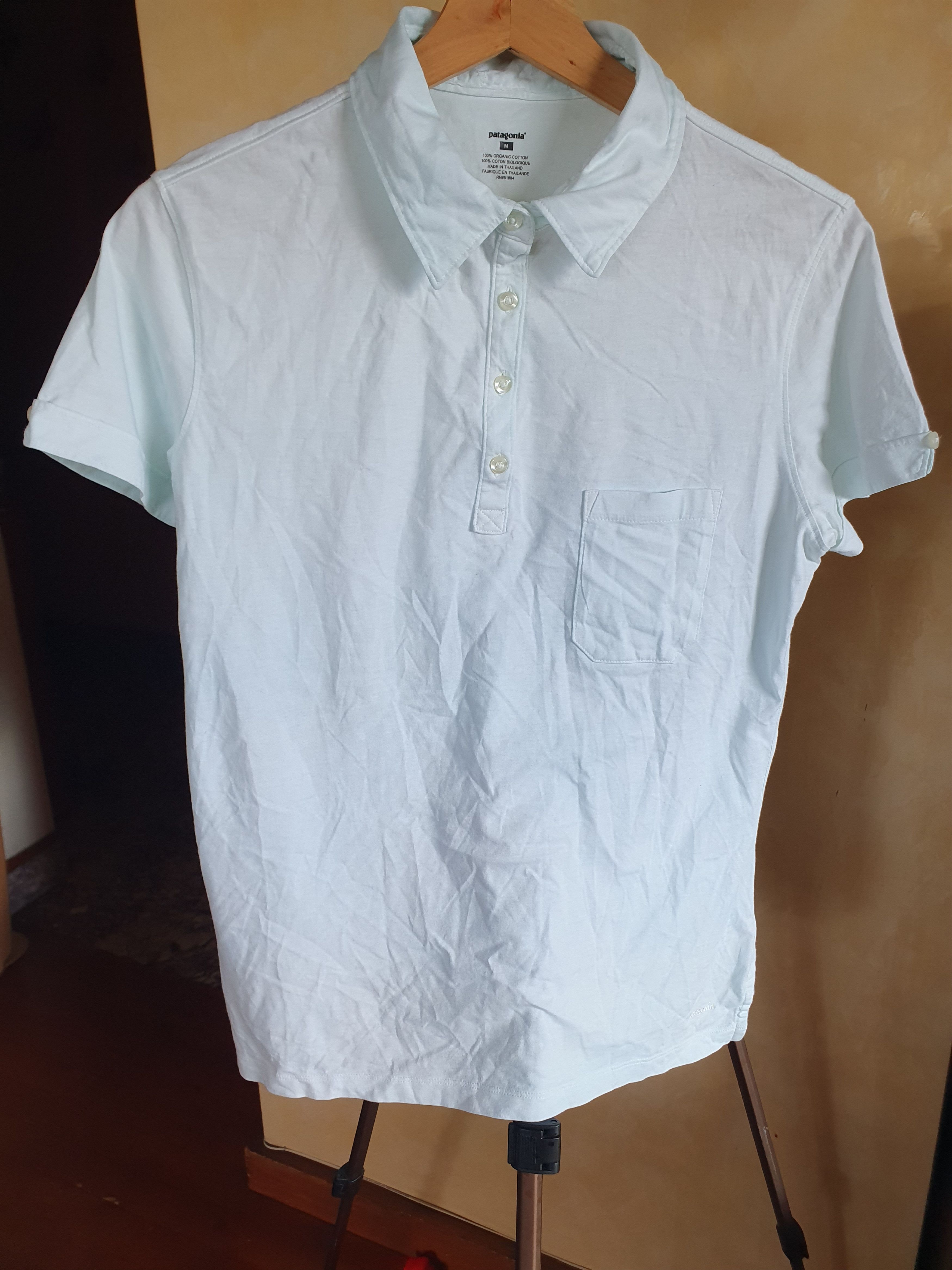 Patagonia Patagonia Women's 100% Organic Cotton Polo T-shirt sz M Size M / US 6-8 / IT 42-44 - 1 Thumbnail