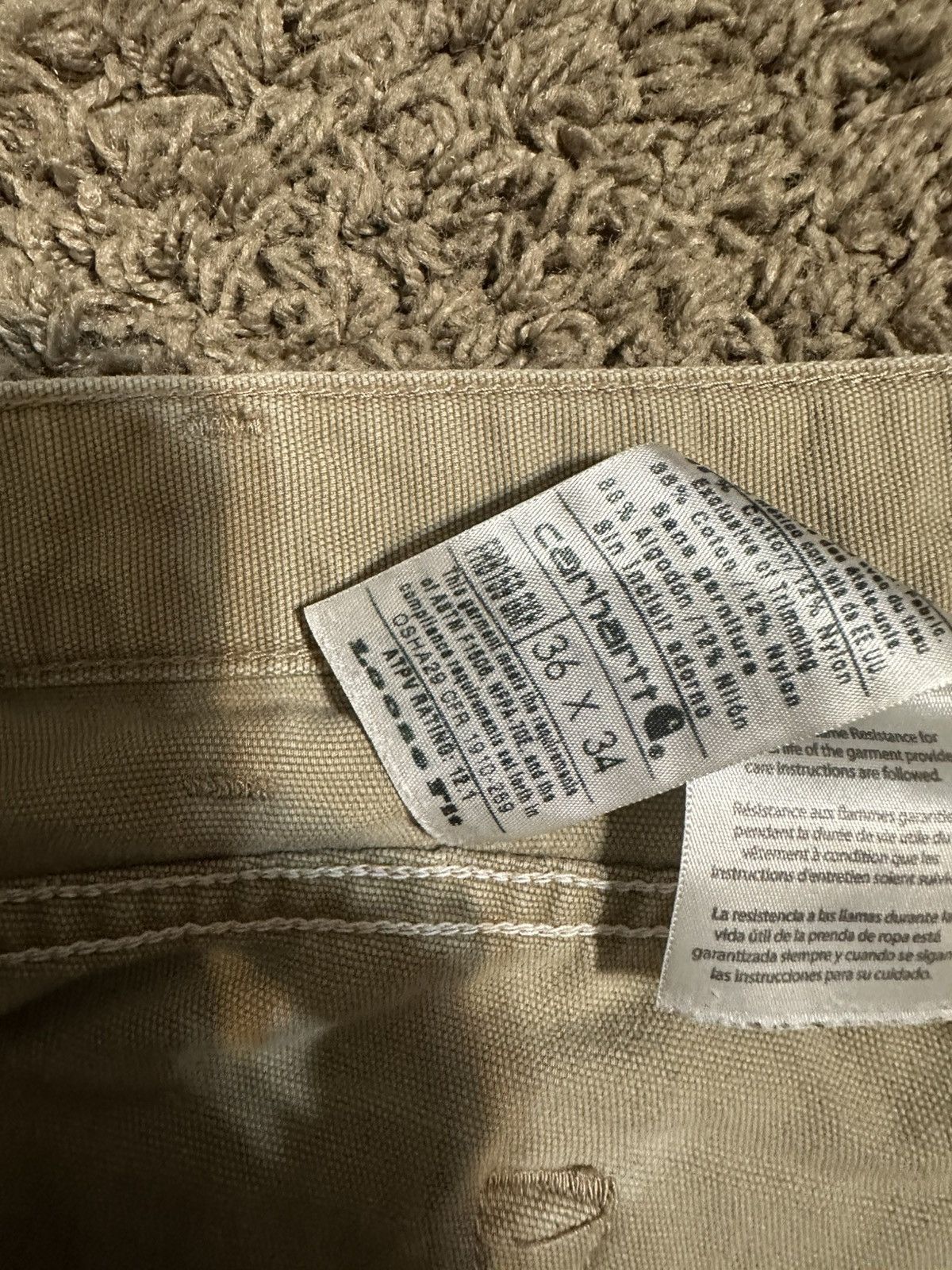 Carhartt Vintage Carhartt FR “triple tan” pants 00s size 36x34 Size US 36 / EU 52 - 6 Thumbnail
