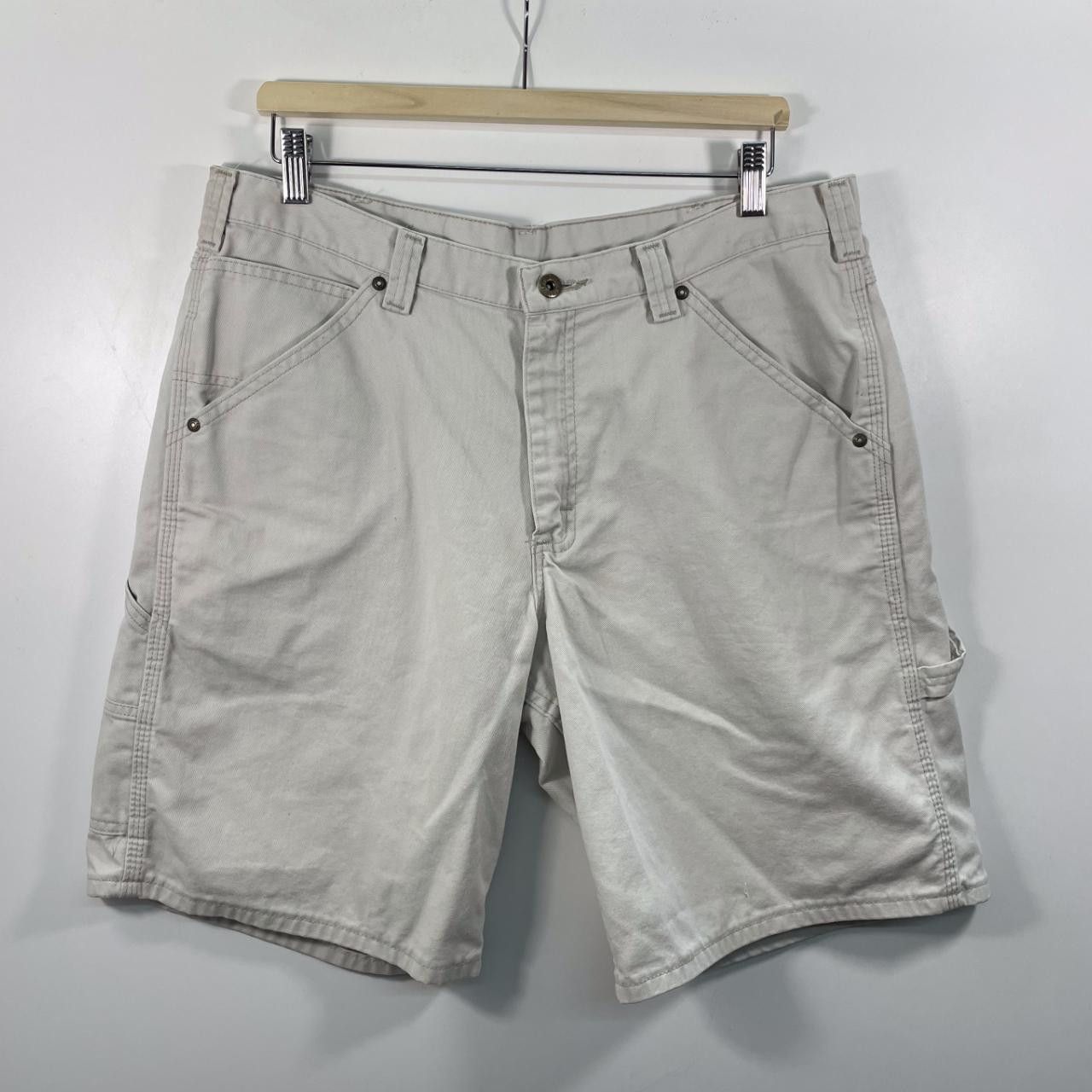 Lee Lee White Denim Shorts All Size US 36 / EU 52 - 1 Thumbnail