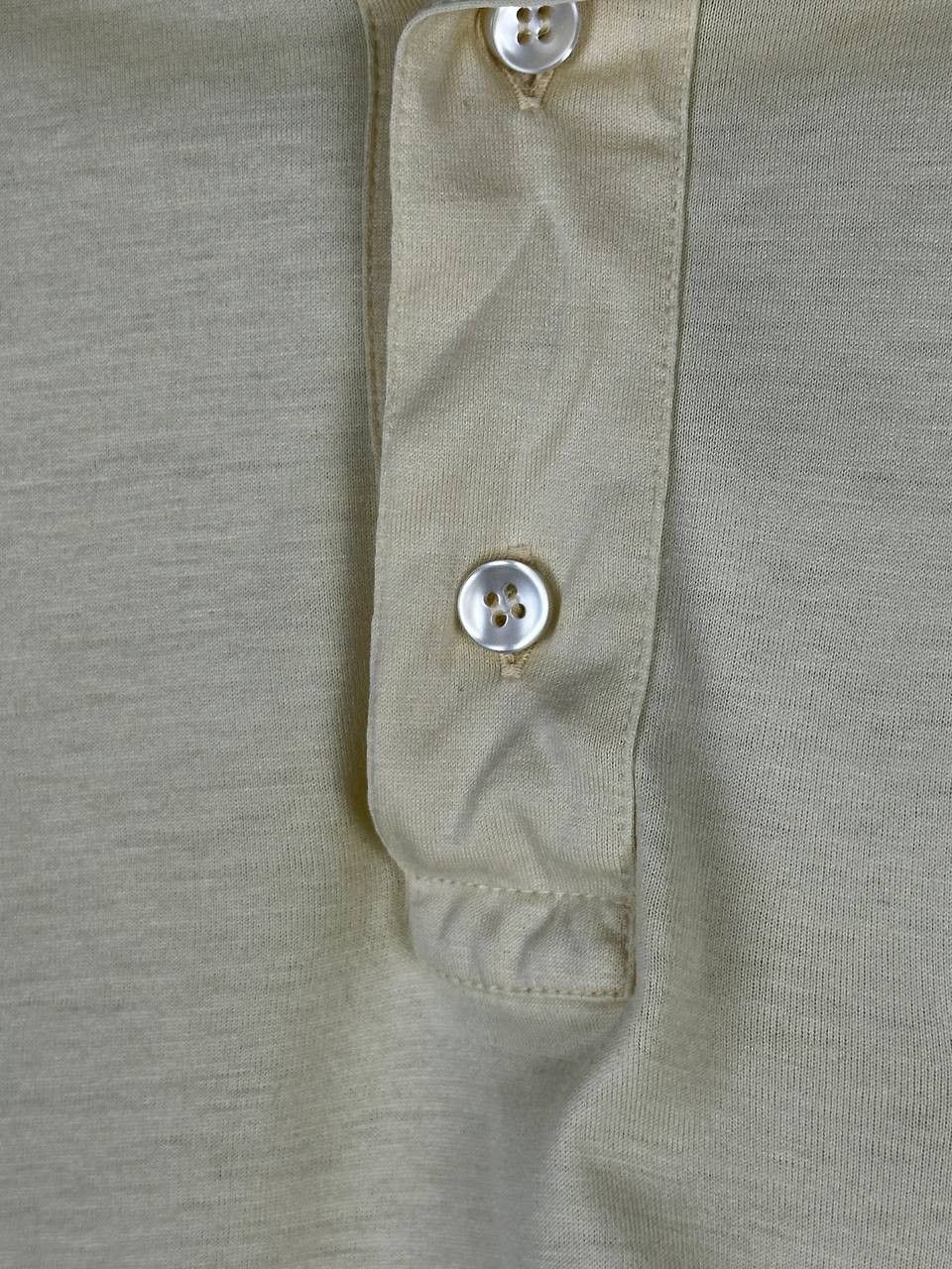 Gran Sasso Gran Sasso Luxury Yellow Polo T Shirt Made In Italy Size US M / EU 48-50 / 2 - 7 Thumbnail
