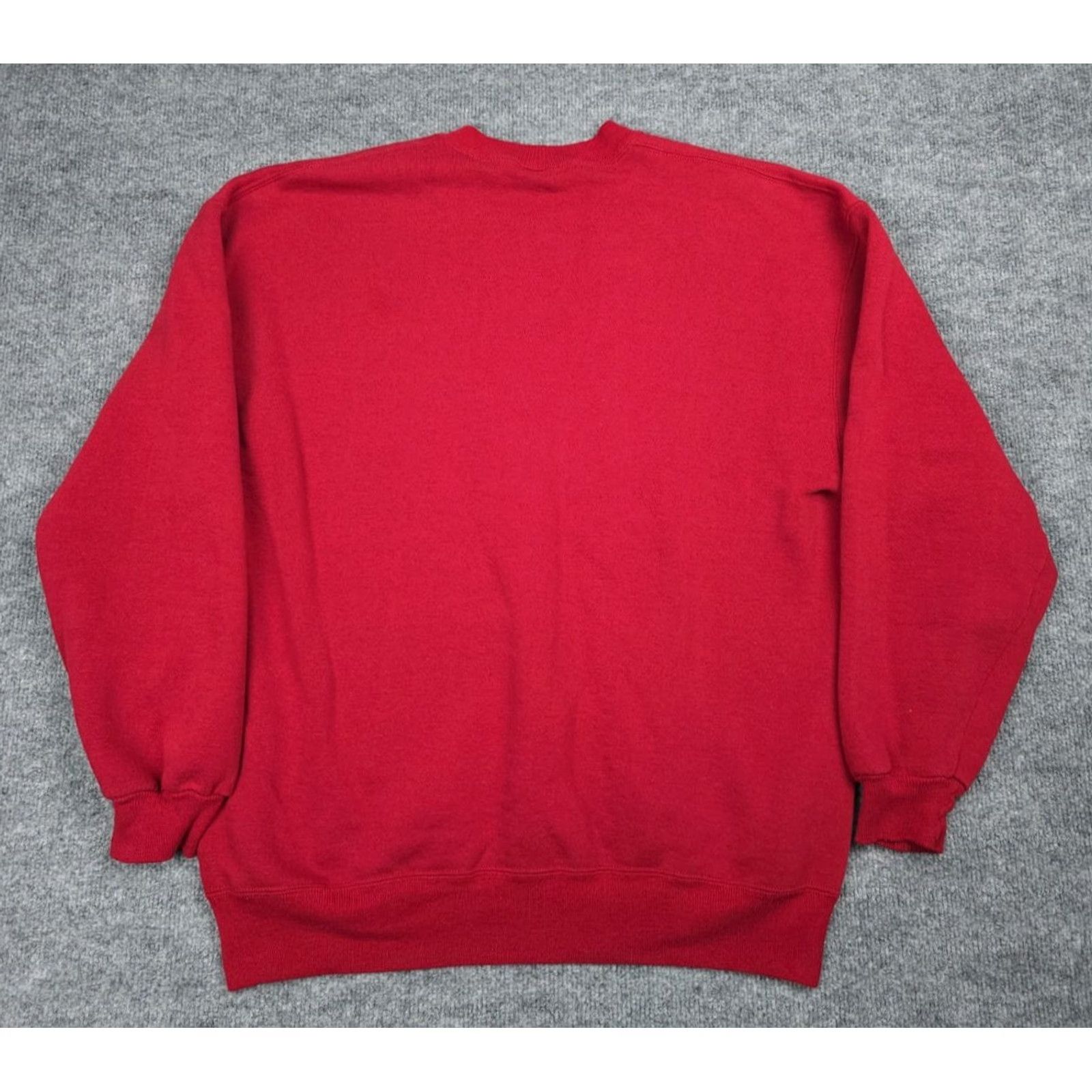 Russell Athletic VINTAGE Russell USA Stanford University Sweatshirt Men XL Red Spellout 90s Pullover Crew Neck Long Sleeve Fleece Cotton Logo Regular Sweatshirt Size US XL / EU 56 / 4 - 6 Thumbnail