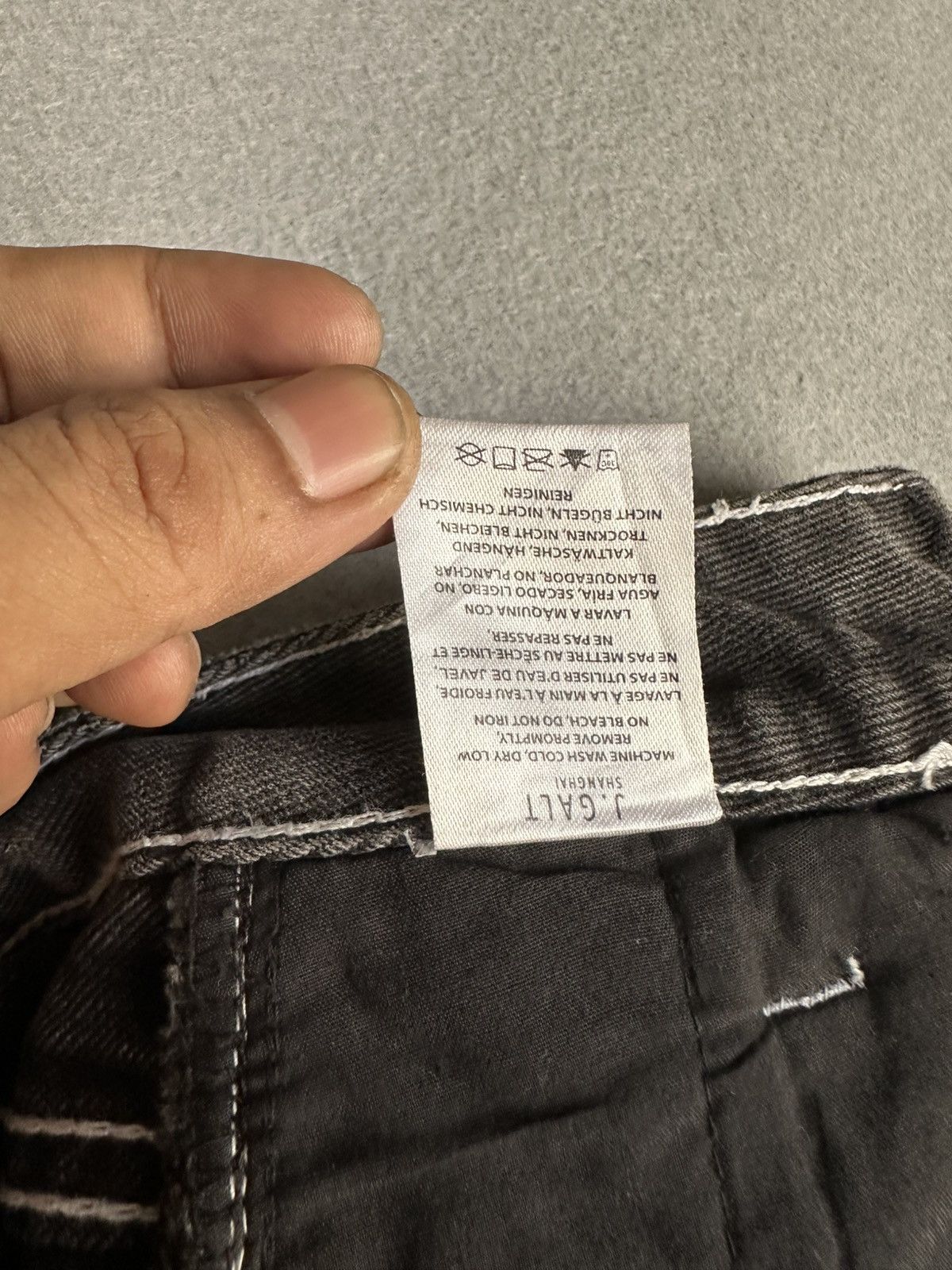 Japanese Brand FLARE John Galt Low Rise Denim Size US 30 / EU 46 - 17 Thumbnail