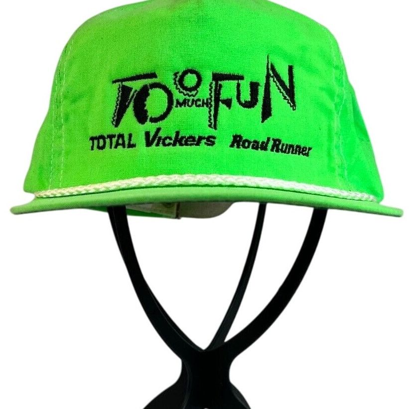 Vintage Vintage Baseball Cap Hat Rope Total Vickers Road Runner Size ONE SIZE - 1 Thumbnail