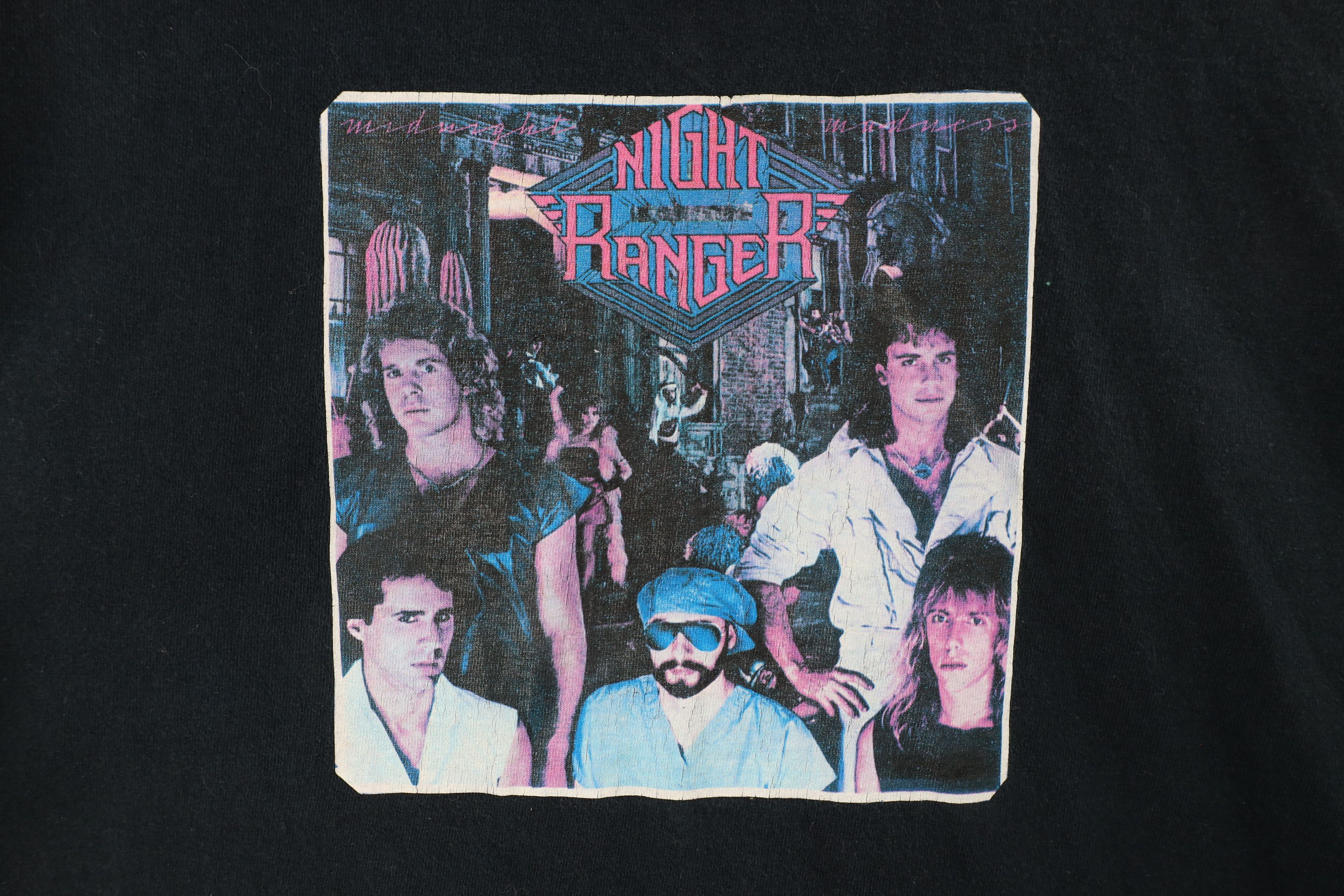 Vintage Vintage 90s Out Midnight Madness Night Ranger Band T-Shirt Size US XL / EU 56 / 4 - 4 Thumbnail