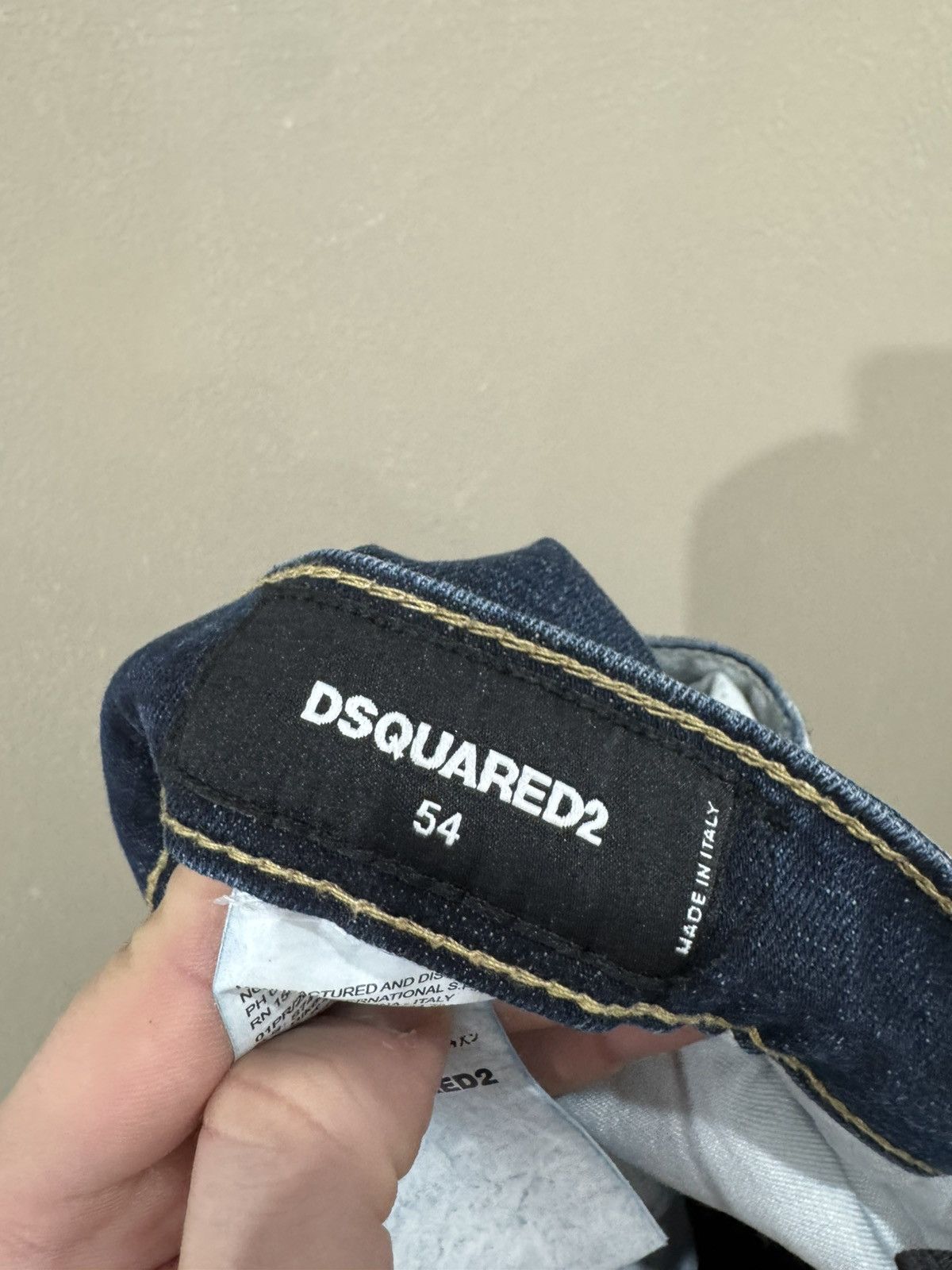 Dsquared2 Dsquared 2 painted biker jeans Denim distreseed pants Size US 38 / EU 54 - 6 Thumbnail