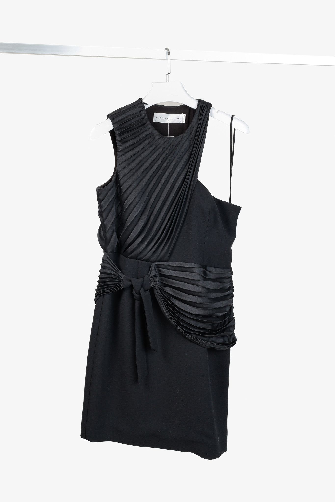 Victoria Beckham Victoria Victoria Beckham PS/19 Black Pleated Mini Dress