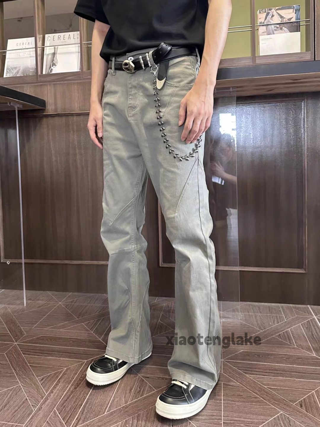 Jean Unisex washed faded cleanfit yuppie y2k punk jeans Size US 32 / EU 48 - 1 Thumbnail