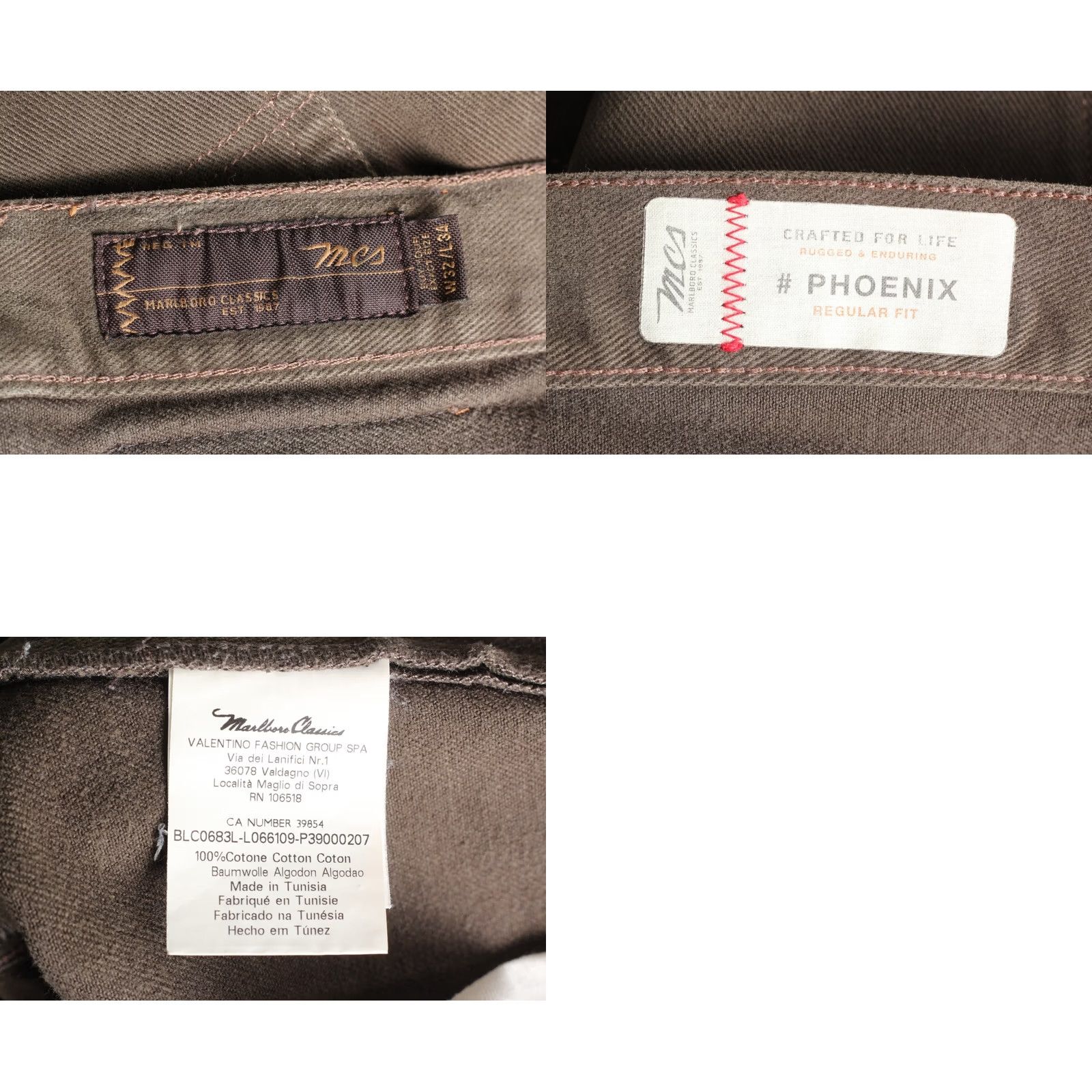 Vintage Marlboro Classics PHOENIX Pants Trousers Men Regular 32W30L Brown DZ7867 Size US 32 / EU 48 - 8 Thumbnail