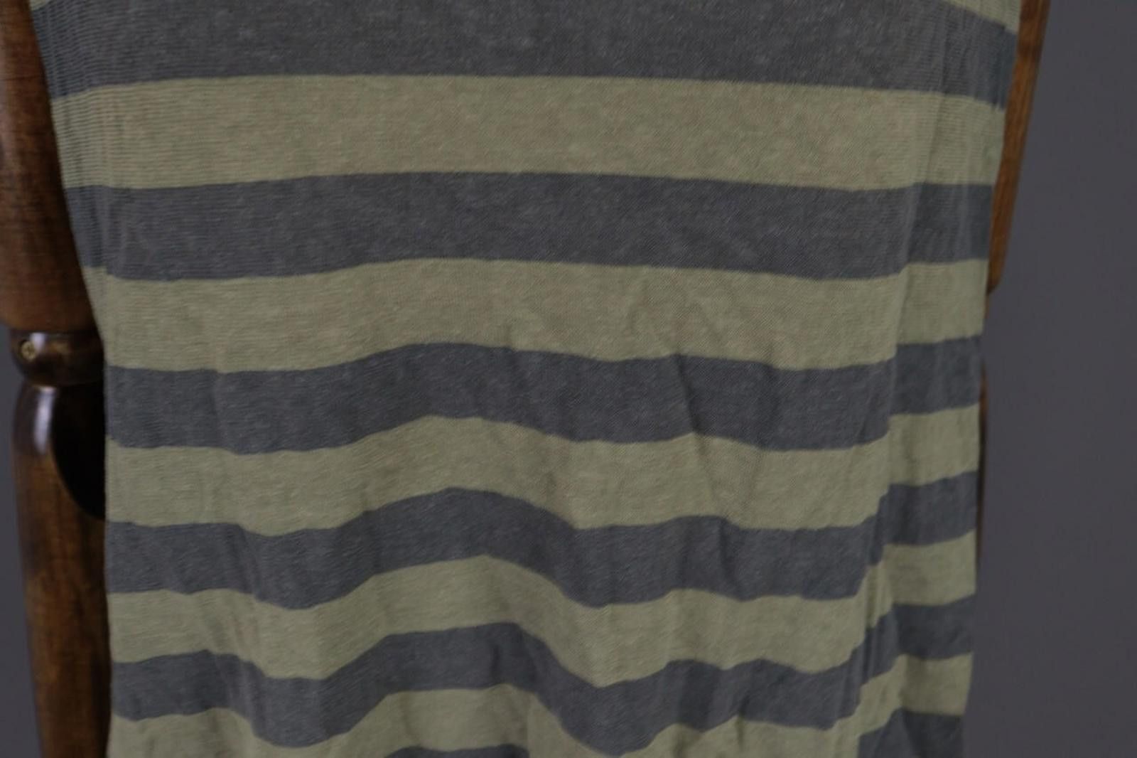 Oscar De La Renta Oska Brown Striped Sleevekess Blouse Shirt Size 3 / L Size M / US 6-8 / IT 42-44 - 3 Thumbnail