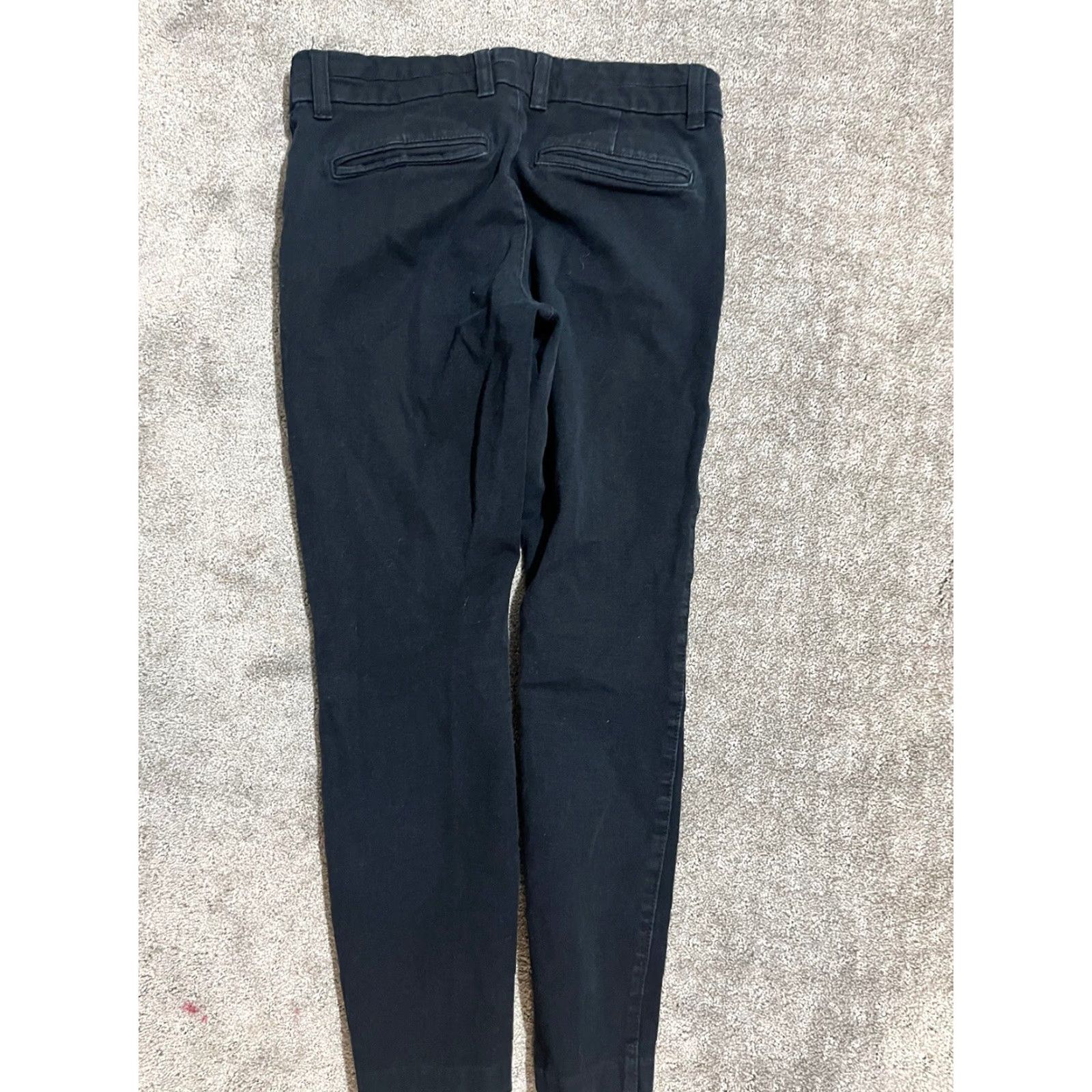 Gap Gap Slim City Cropped Black Solid mid rise trousers slacks pants Size 2 Size 26" / US 2 / IT 38 - 3 Thumbnail
