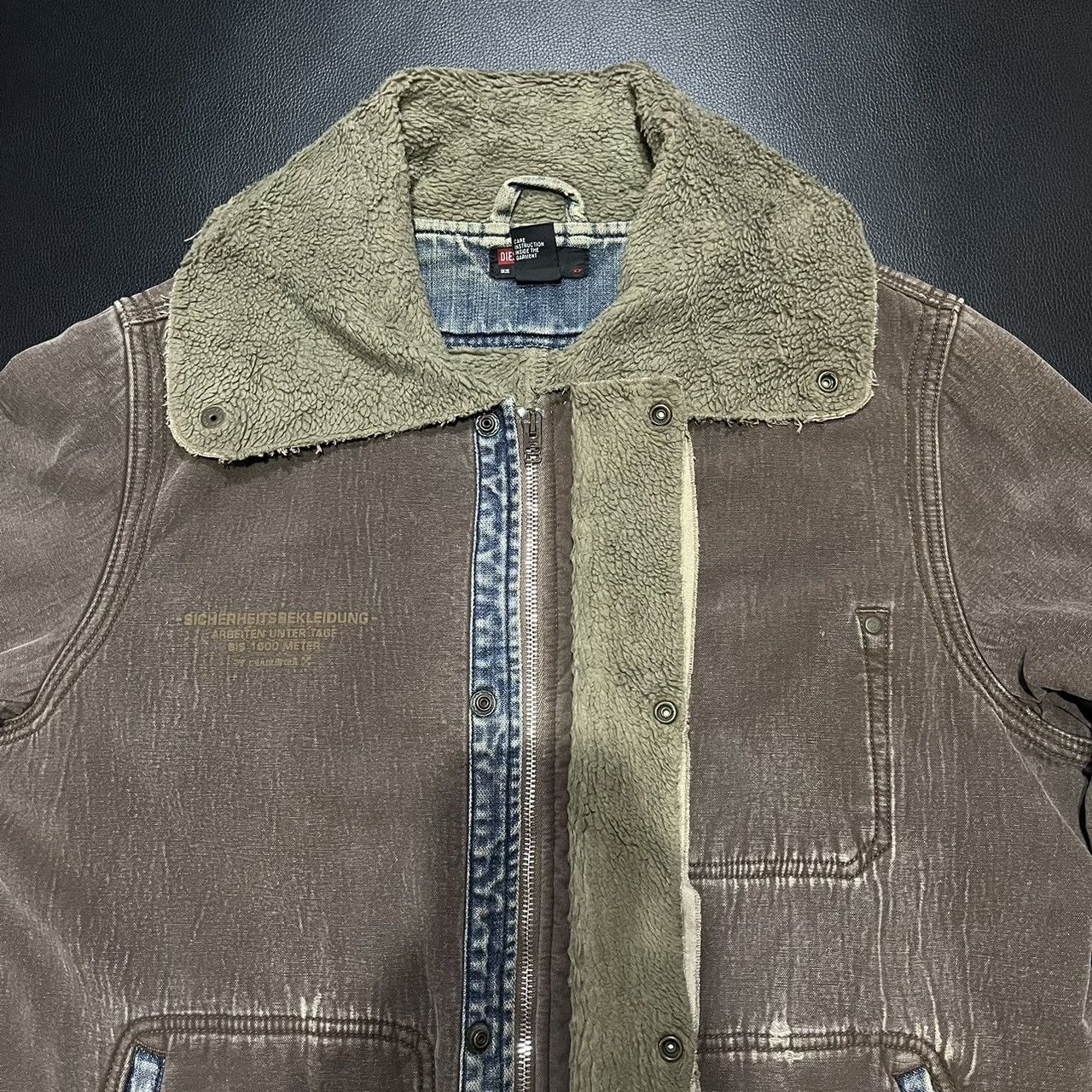 Diesel × Vintage Vintage diesel sicherheitsbekleidung faded distressed jacket Size US S / EU 44-46 / 1 - 3 Thumbnail