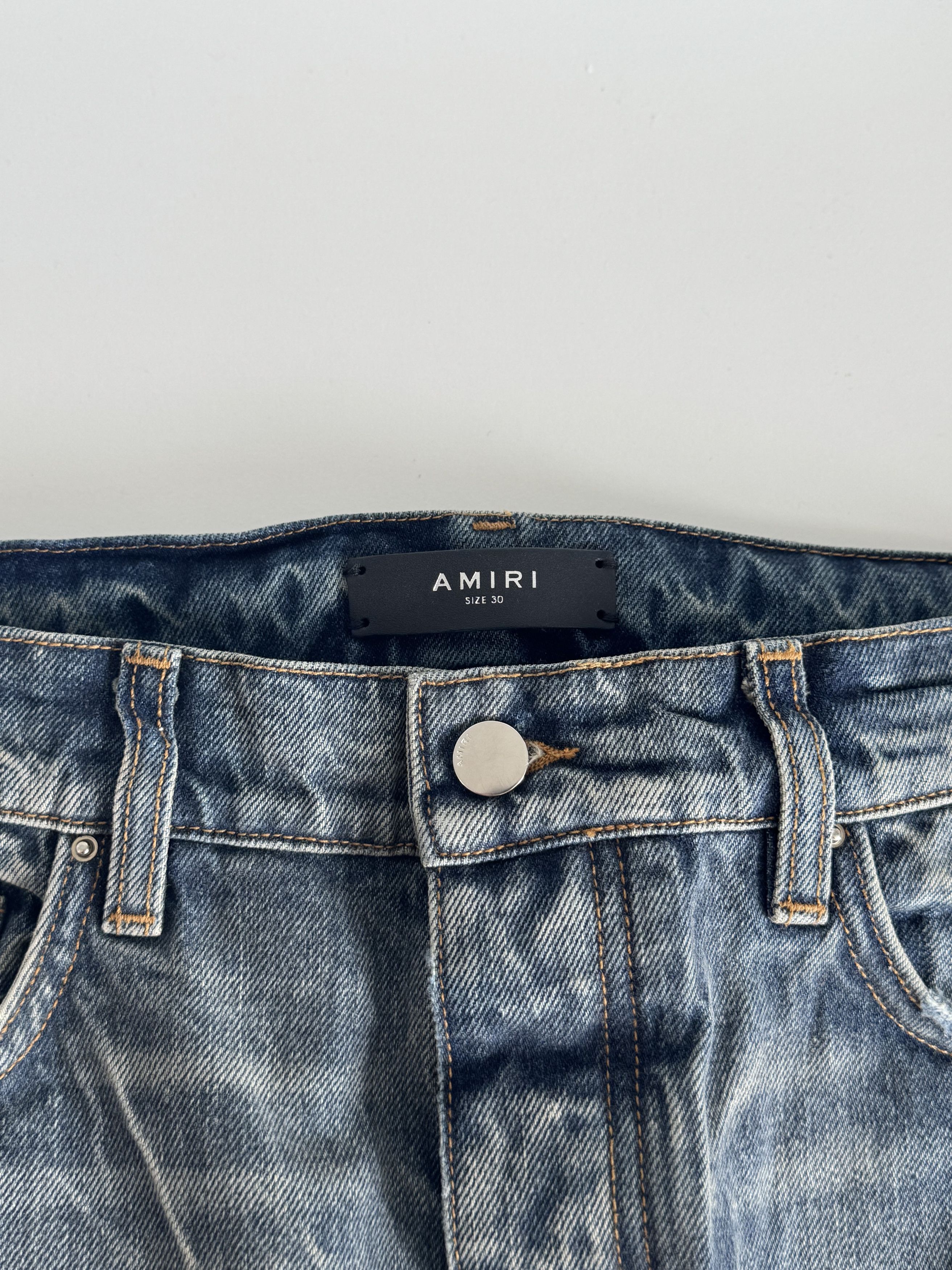 Amiri AMIRI Straight leg jeans | SIZE 30 | INDIGO Size US 30 / EU 46 - 4 Thumbnail