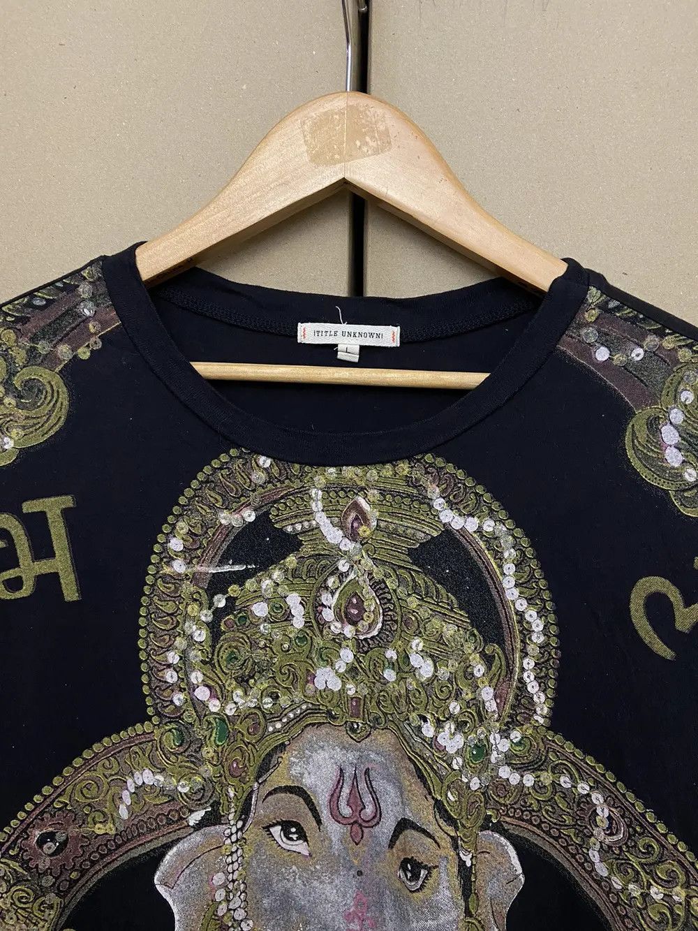 Affliction RARE VINTAGE GANESH HINDU TEE T SHIRT Y2K AFFLICTION SKATE Size US L / EU 52-54 / 3 - 6 Thumbnail