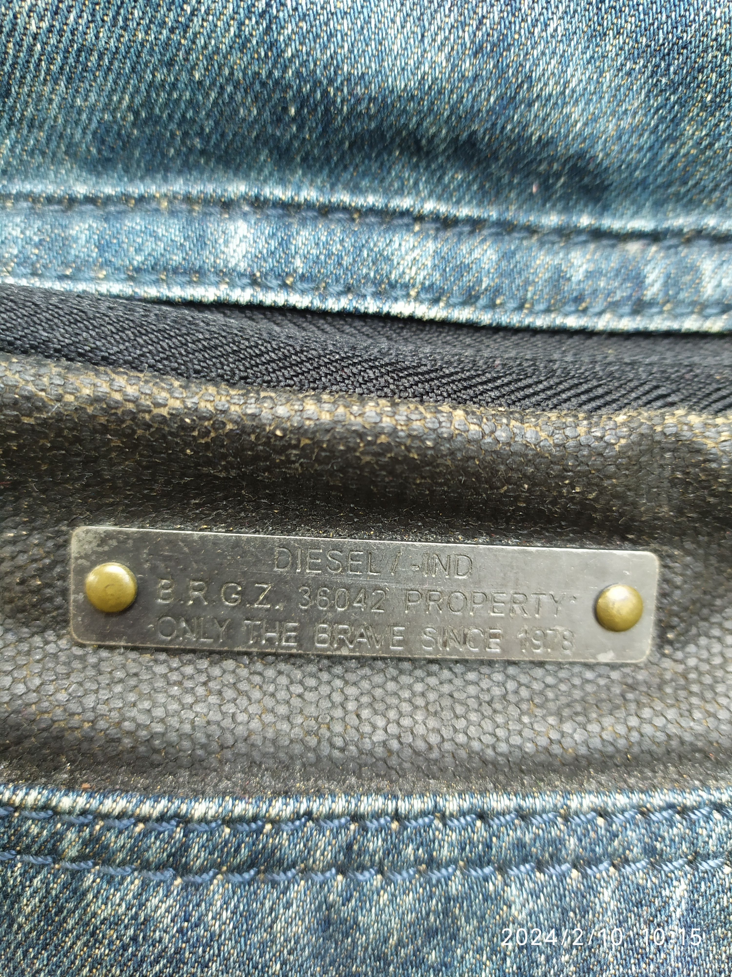 20471120 × Beauty Beast × Diesel Vintage Diesel jeans Backpack Size ONE SIZE - 4 Thumbnail