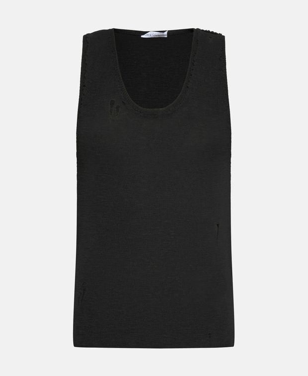Dolce & Gabbana Linen-blend top Size US M / EU 48-50 / 2 - 1 Thumbnail