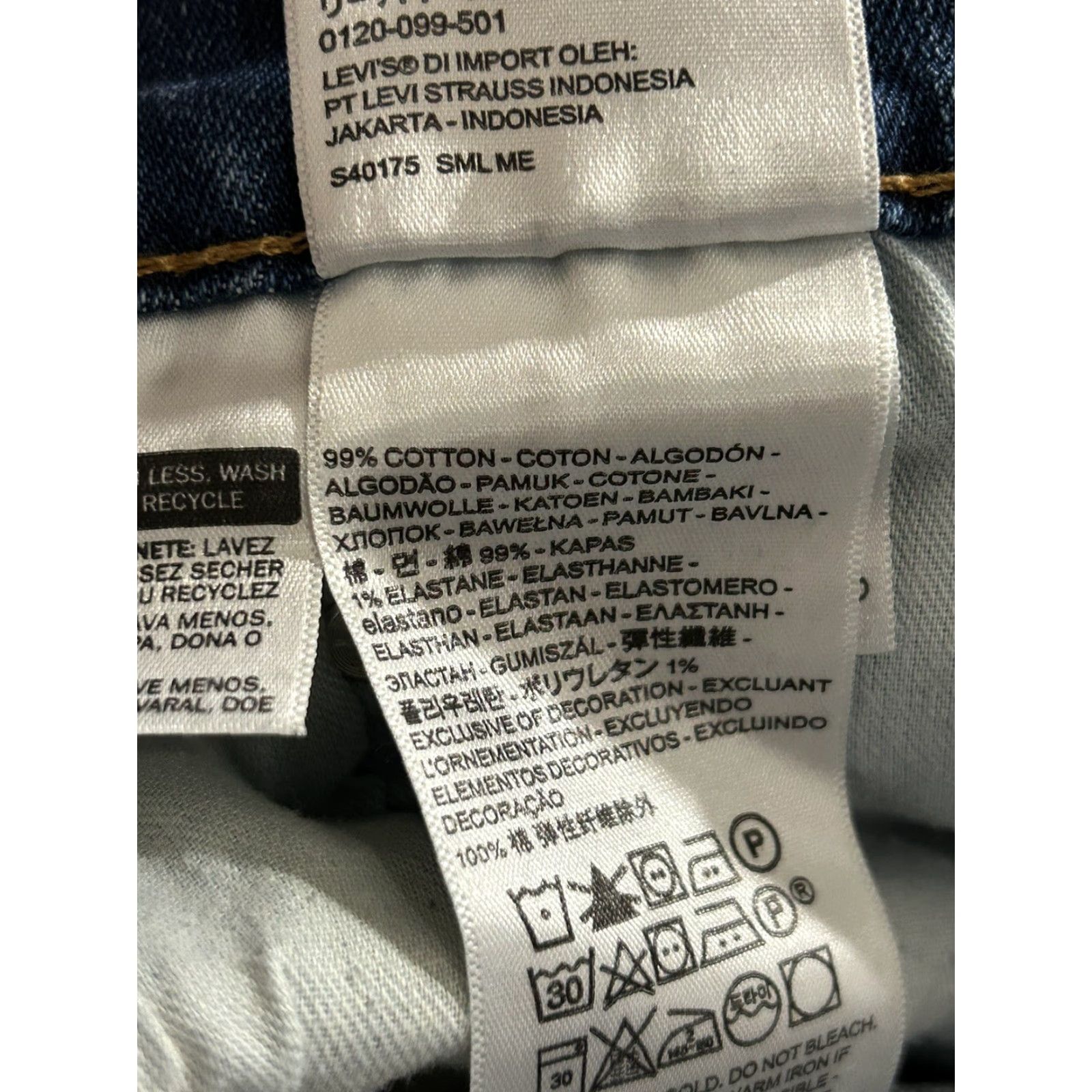 Levi's Levi's 559 Jeans Straight Regular 38x30 Men Blue Denim Cotton 559 Relaxed Straight Fit Jeans Mens Size US 38 / EU 54 - 4 Thumbnail