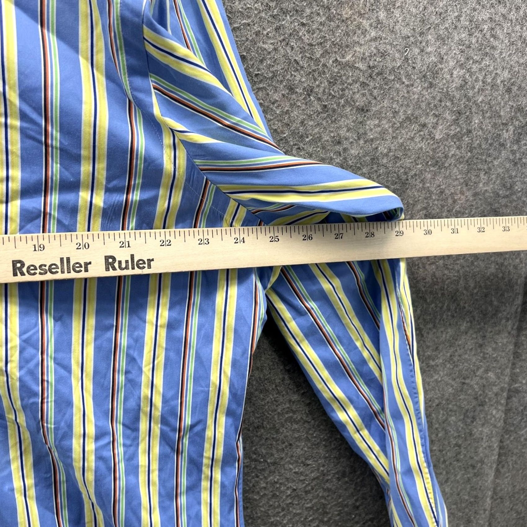Ralph Lauren VINTAGE Ralph Lauren Shirt Mens XL Classic Blue Striped Button-Down OCBD Size US XL / EU 56 / 4 - 4 Thumbnail