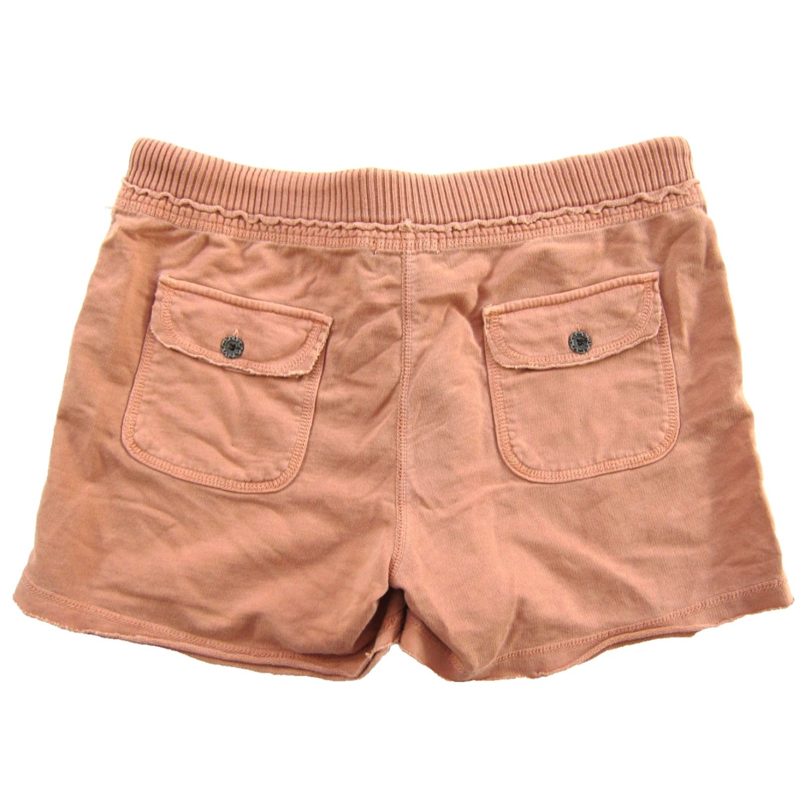 Bcbgmaxazria BCBGMAXAZRIA Sunset Pink Shirt Women M 100% Cotton Jersey Back Pocket Shorts Pink 30" waist 3.5" inseam Women Size M / US 6-8 / IT 42-44 - 2 Thumbnail