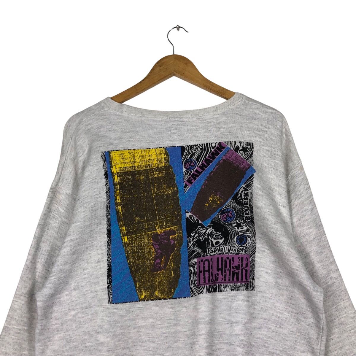 Japanese Brand Falhawk Japanese Brand Sweatshirt Streetwear Rare Size US M / EU 48-50 / 2 - 8 Thumbnail