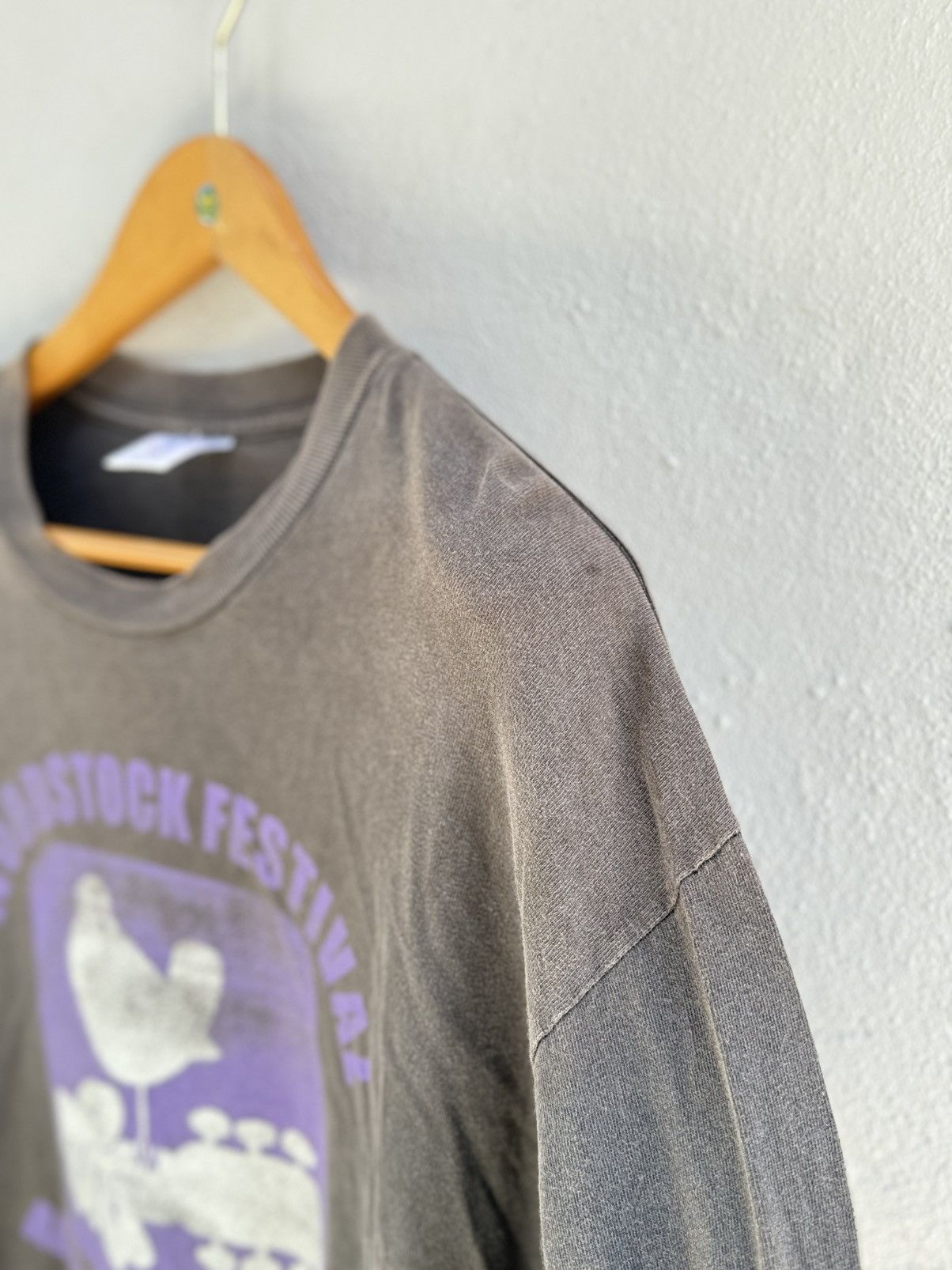Band Tees Thrashed Vintage 90s Woodstock Festival Sun Faded Grunge Tee Size US L / EU 52-54 / 3 - 8 Thumbnail